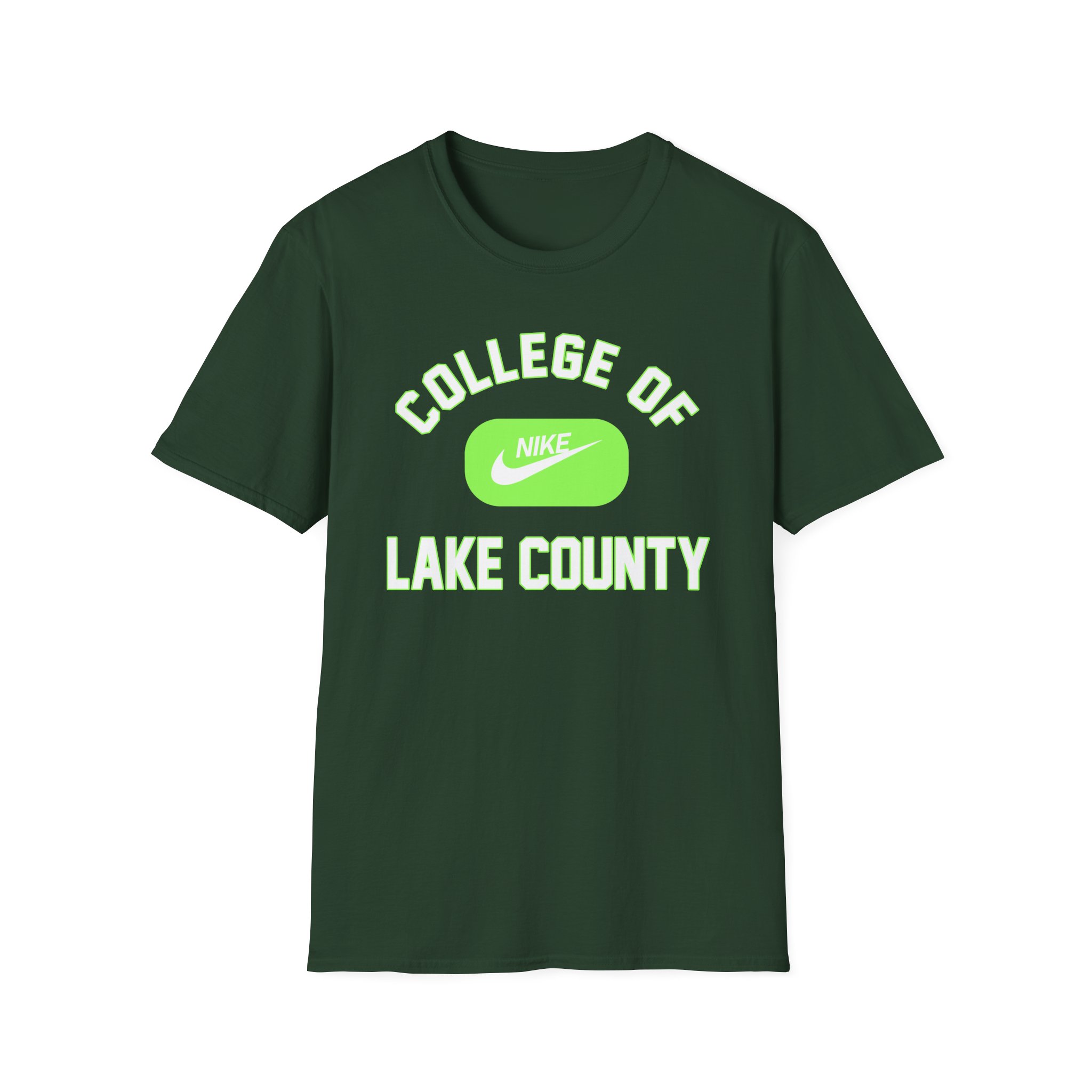College Lake County Nike Club Unisex Softstyle T-Shirt