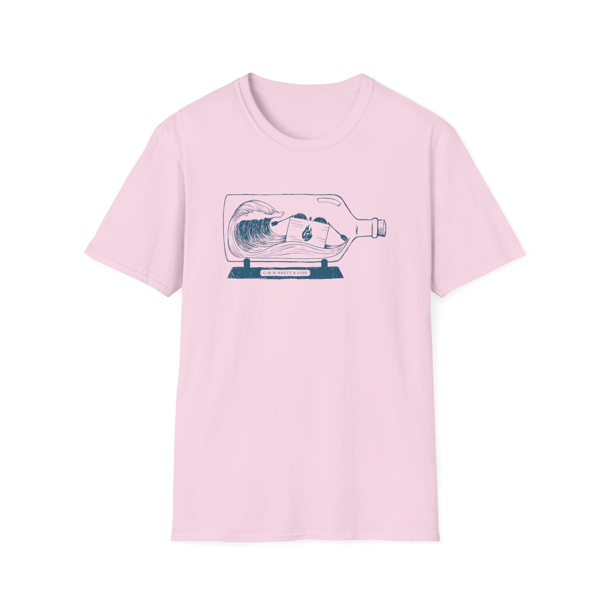 Good Mythical Morning Set in a Bottle unisex softstyle t-shirt