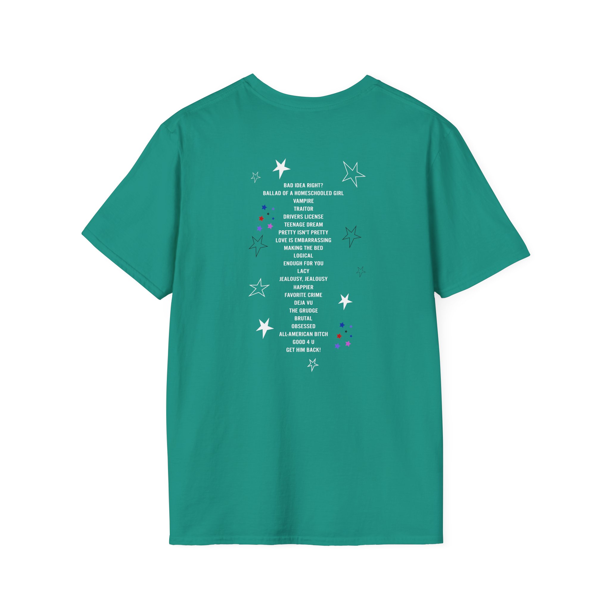 Olivia Rodrigo GUTS world tour unisex softstyle t-shirt