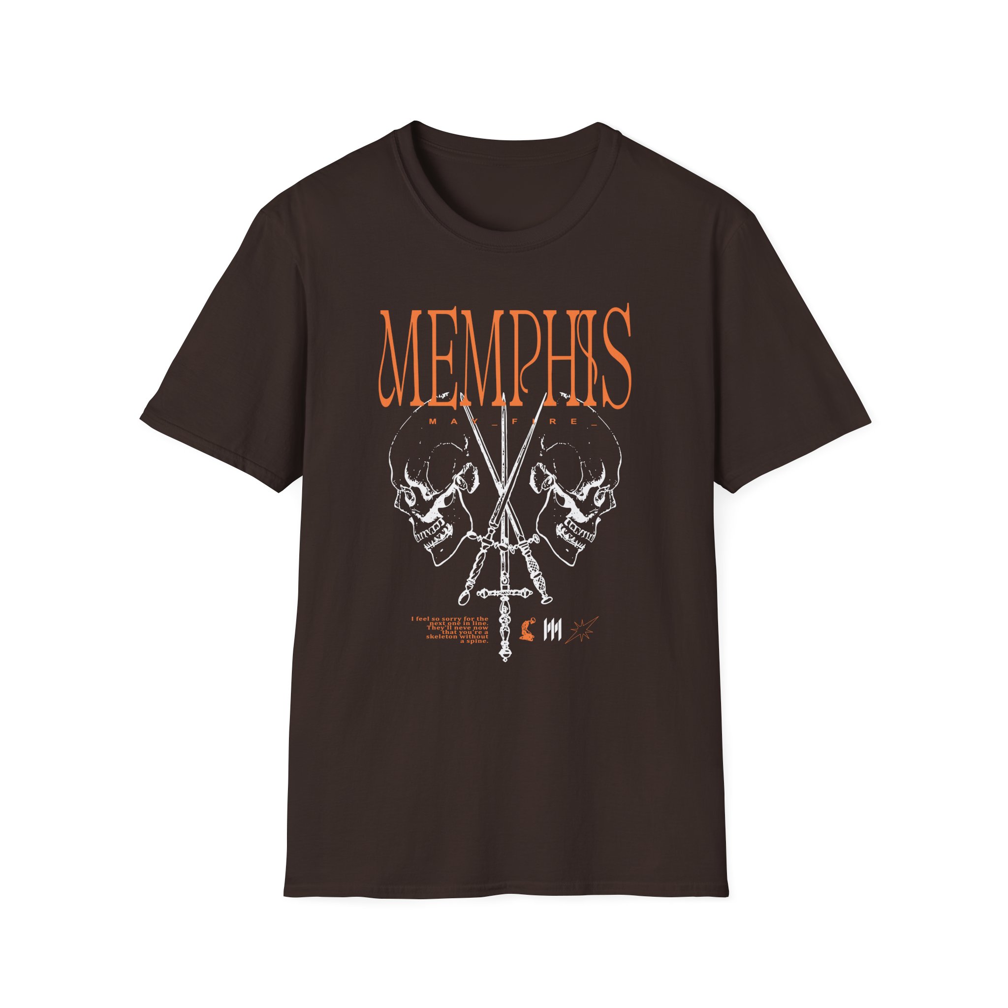 Memphis May Fire Crossed Swords Unisex Softstyle T-Shirt