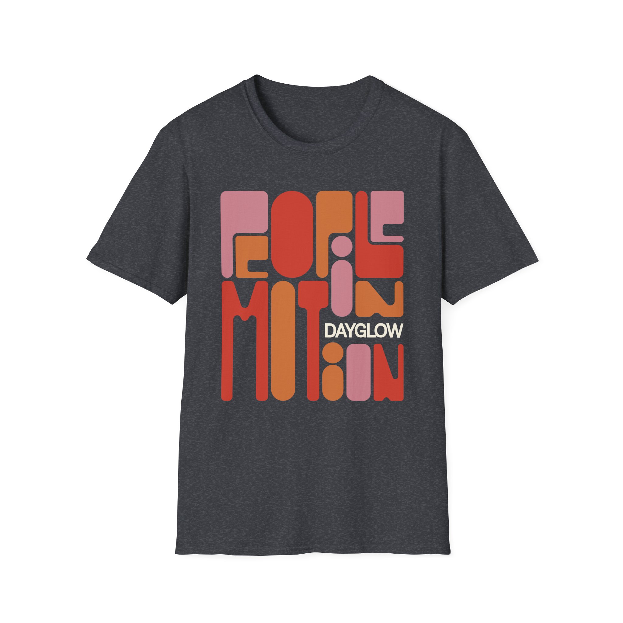 Dayglow Pop Art Motion Unisex Softstyle T-Shirt