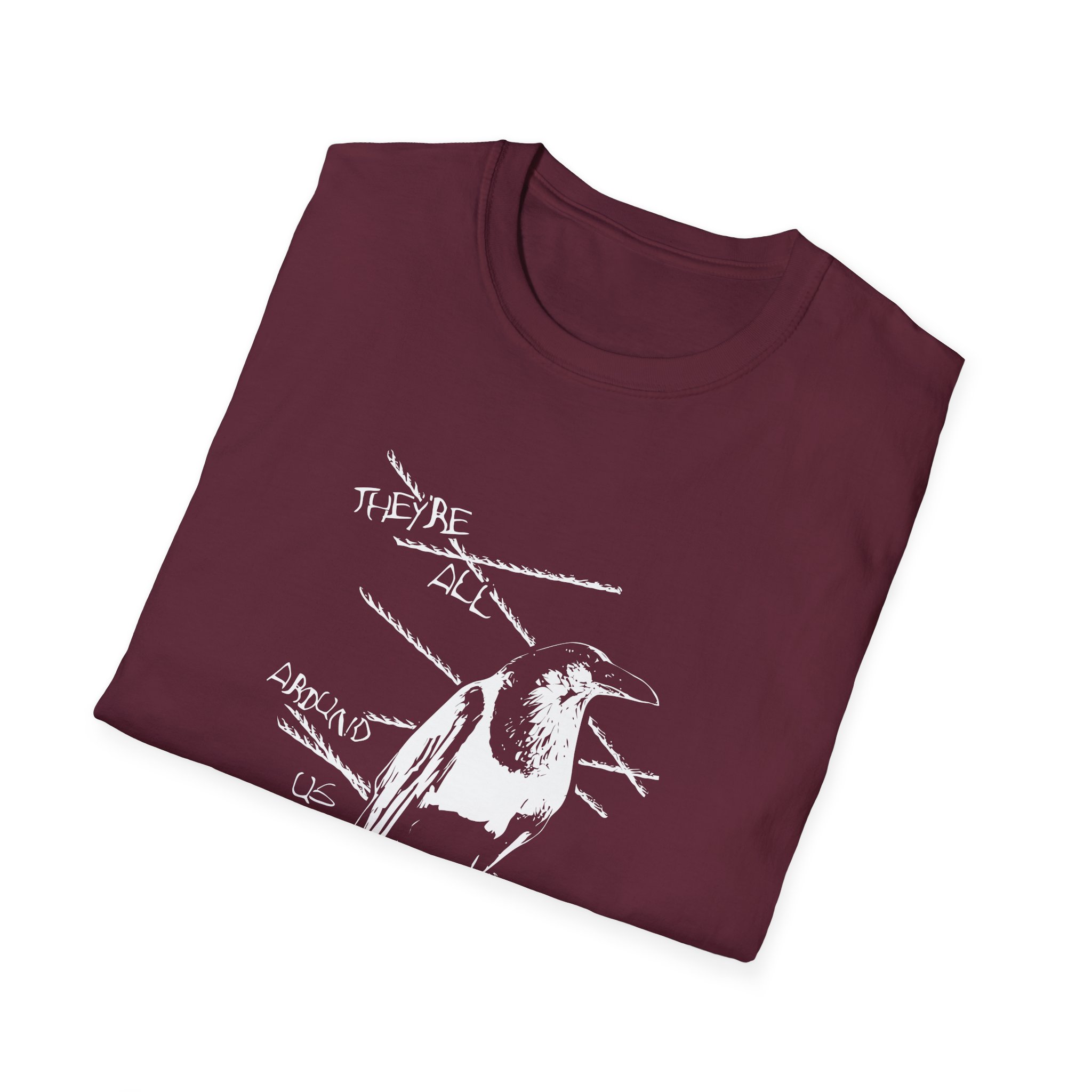 Poppy They're All Around Us Unisex Softstyle T-Shirt