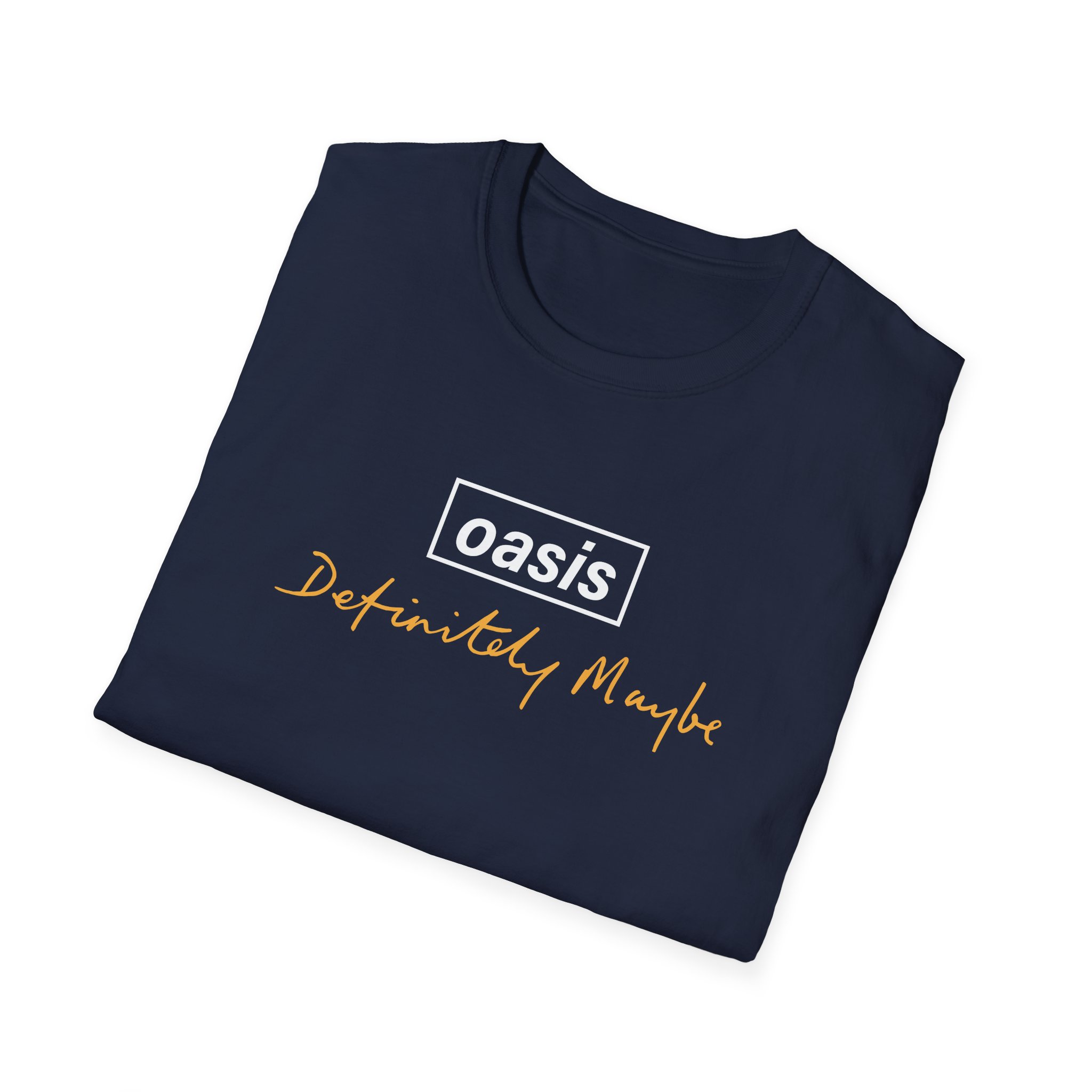 Oasis Definitely Maybe Tracklist Unisex Softstyle T-Shirt
