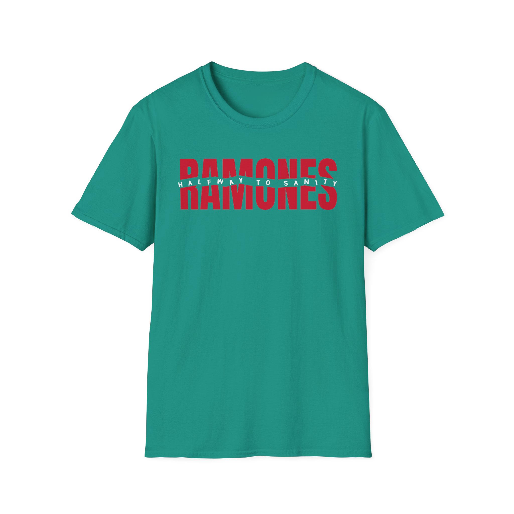 Ramones Halfway To Sanity Unisex Softstyle T-Shirt