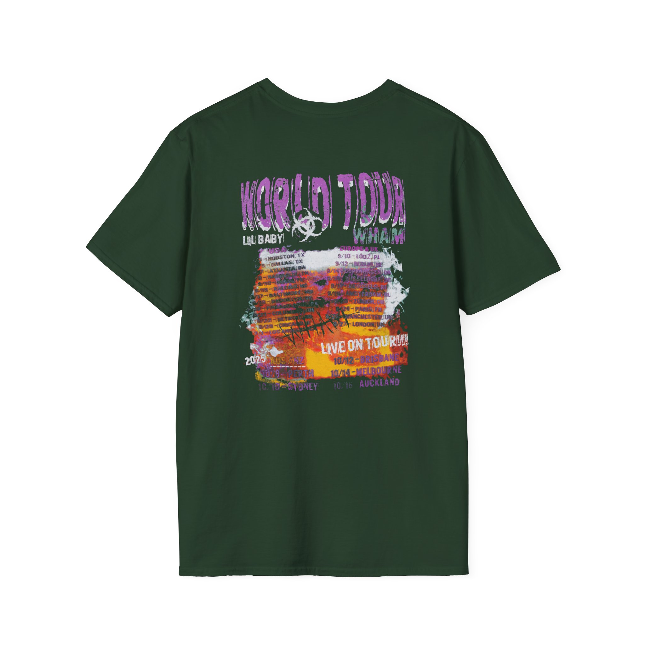 Lil Baby Wham Tour Unisex Softstyle T-Shirt