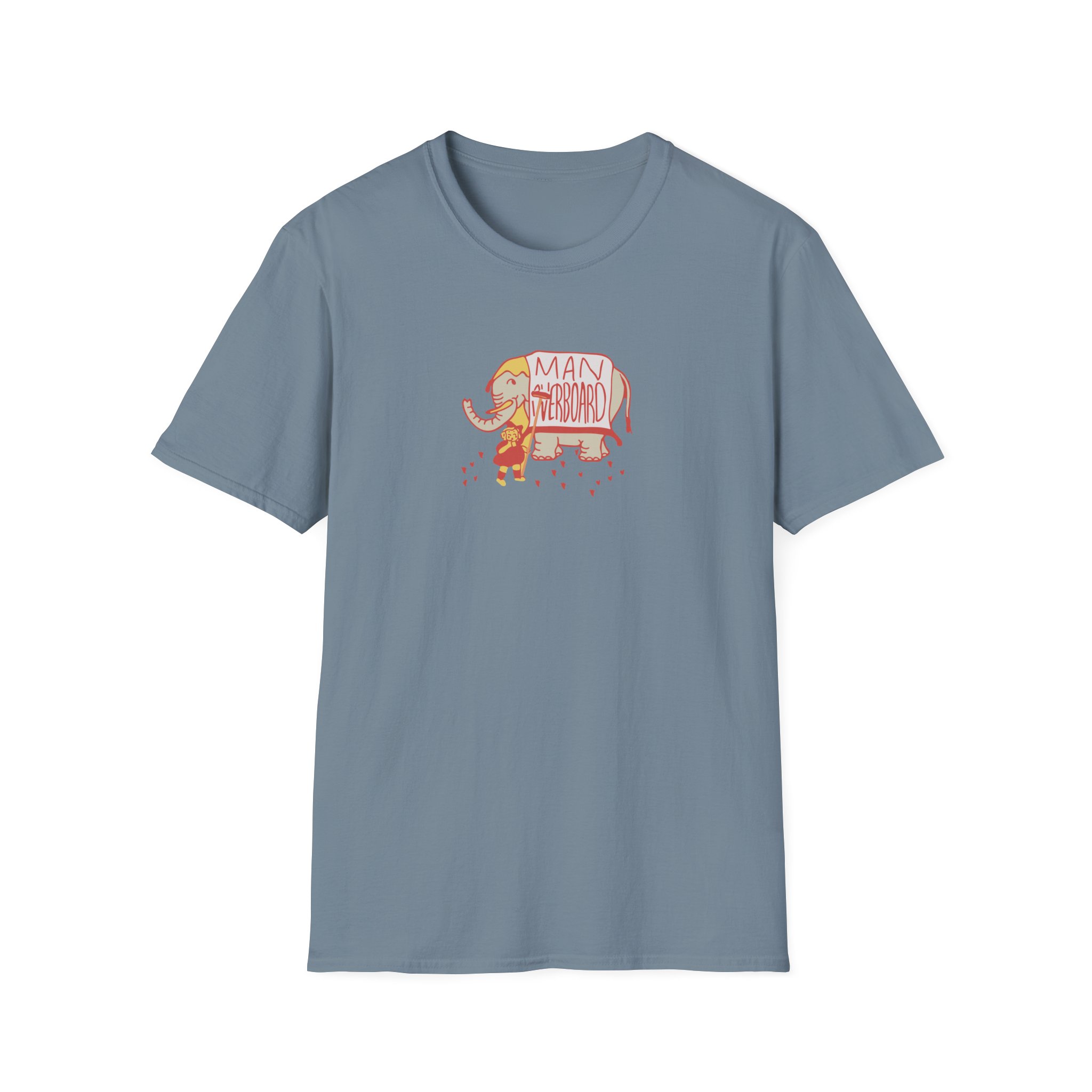 Man Overboard Elephant Unisex Softstyle T-Shirt