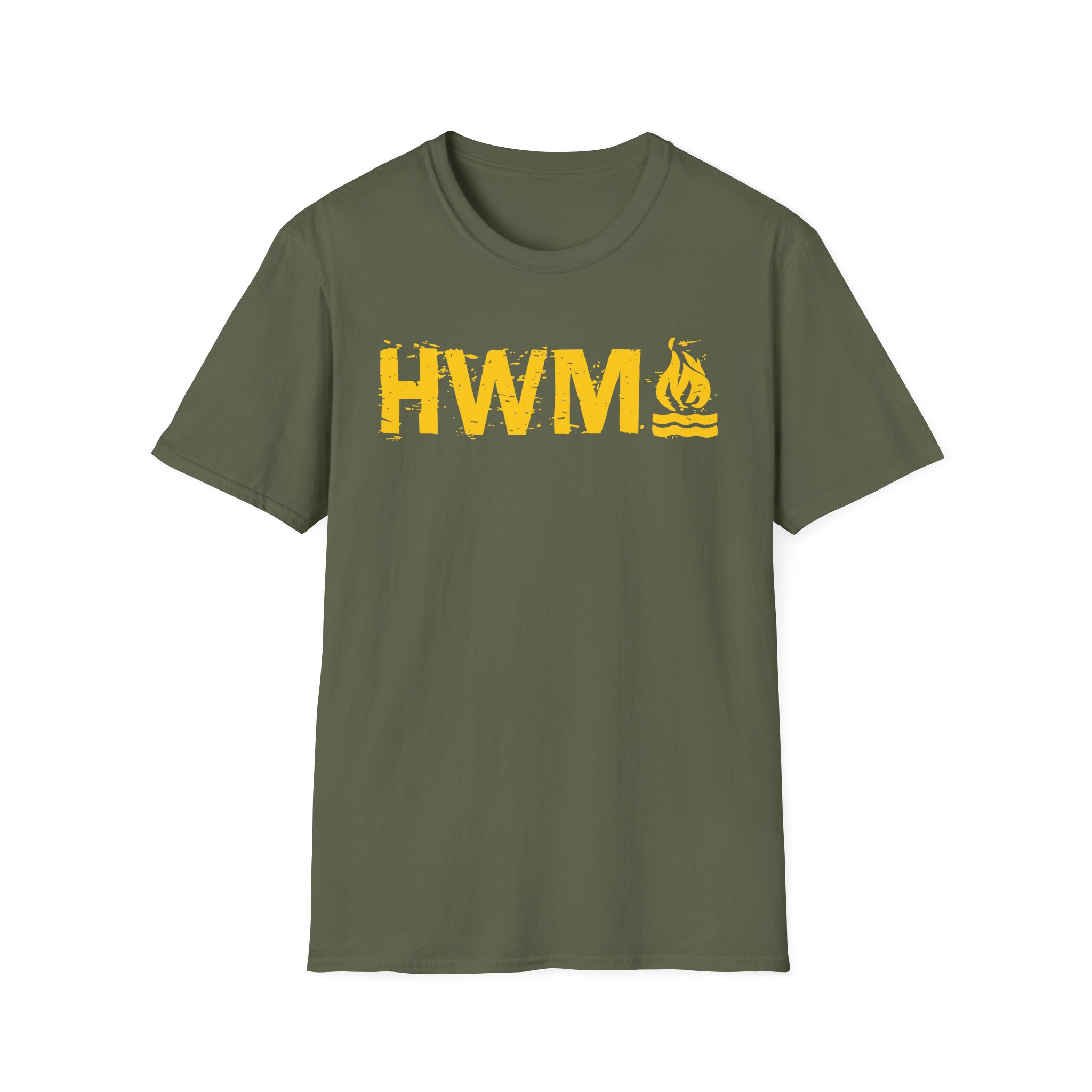 Hot Water Music OG Letter Unisex Softstyle T-Shirt