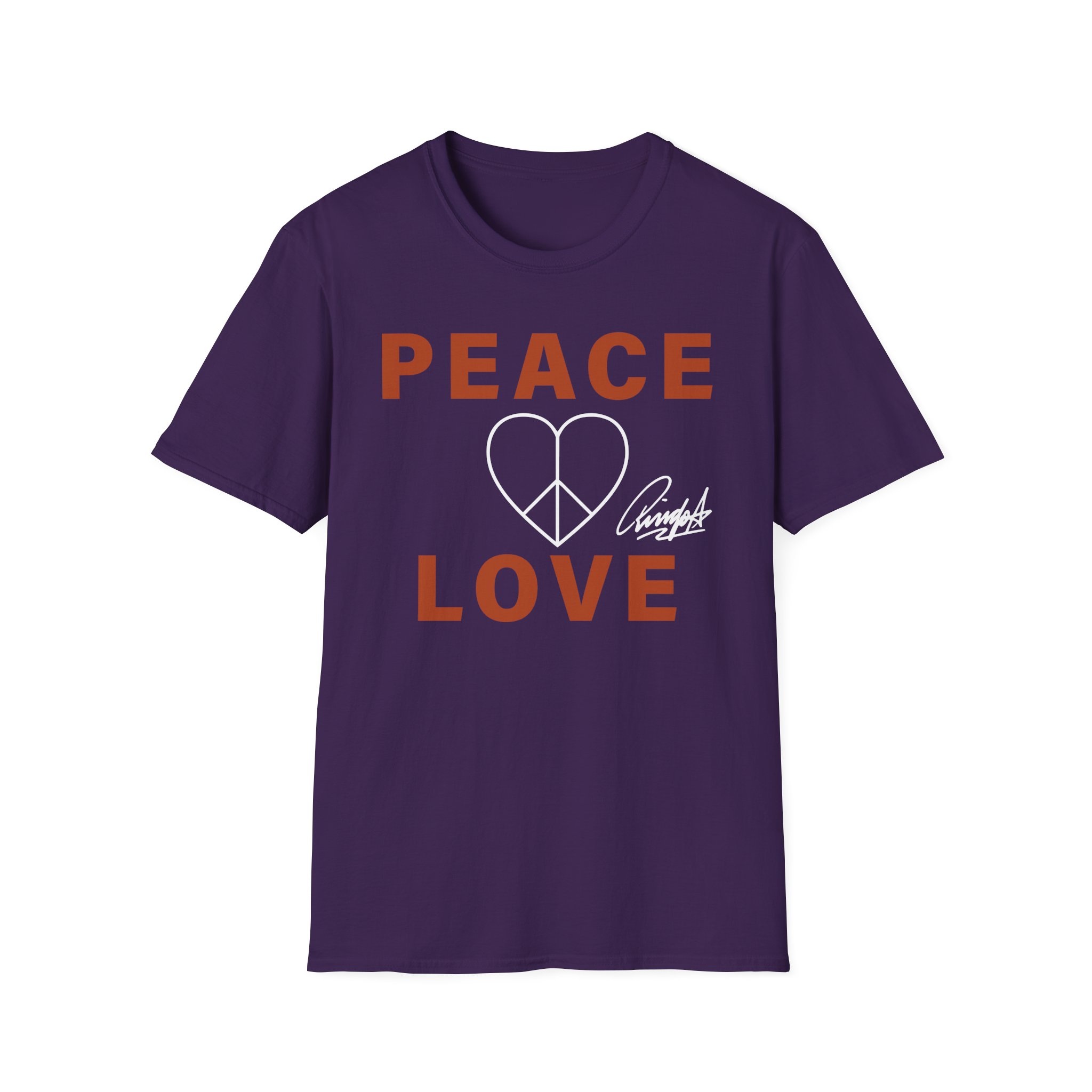 Ringo Starr Peace & Love Unisex Softstyle T-Shirt