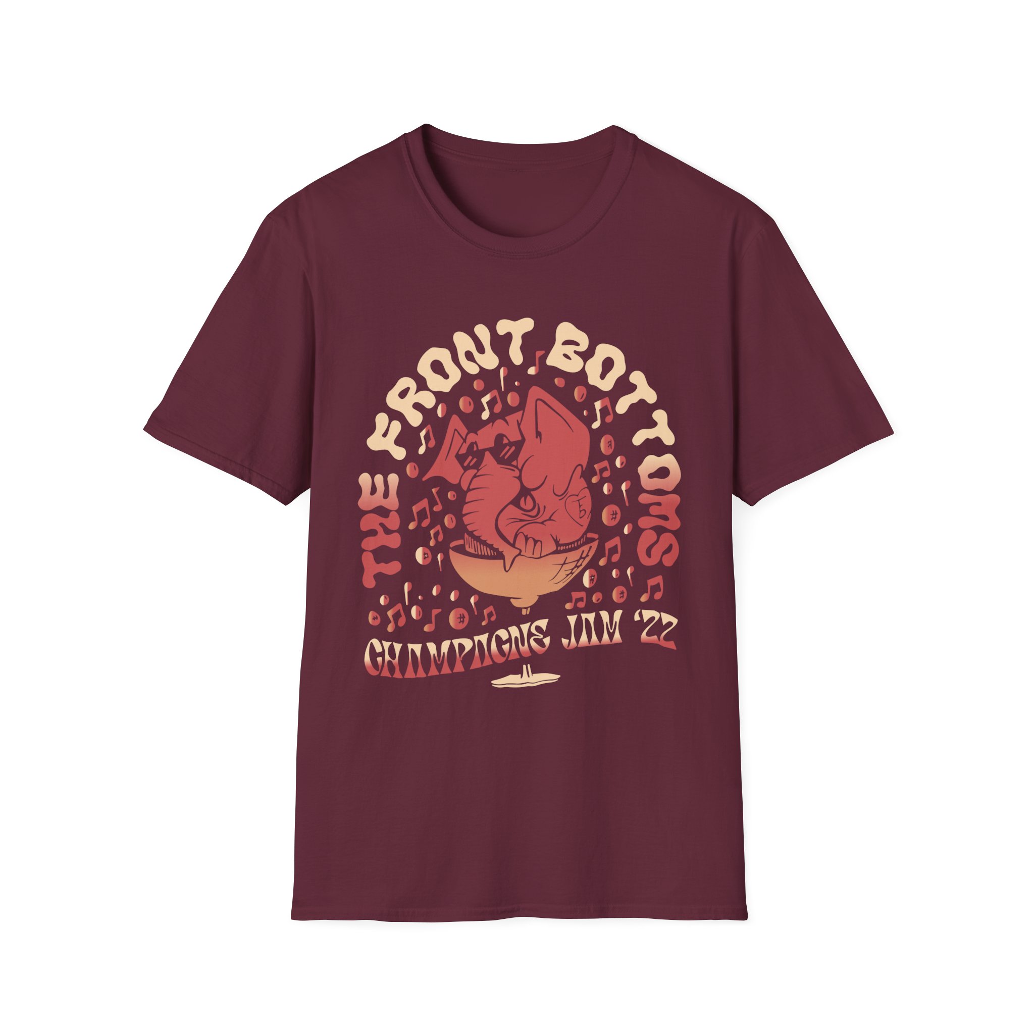 The Front Bottoms Champagne Jam 2022 Unisex Softstyle T-Shirt