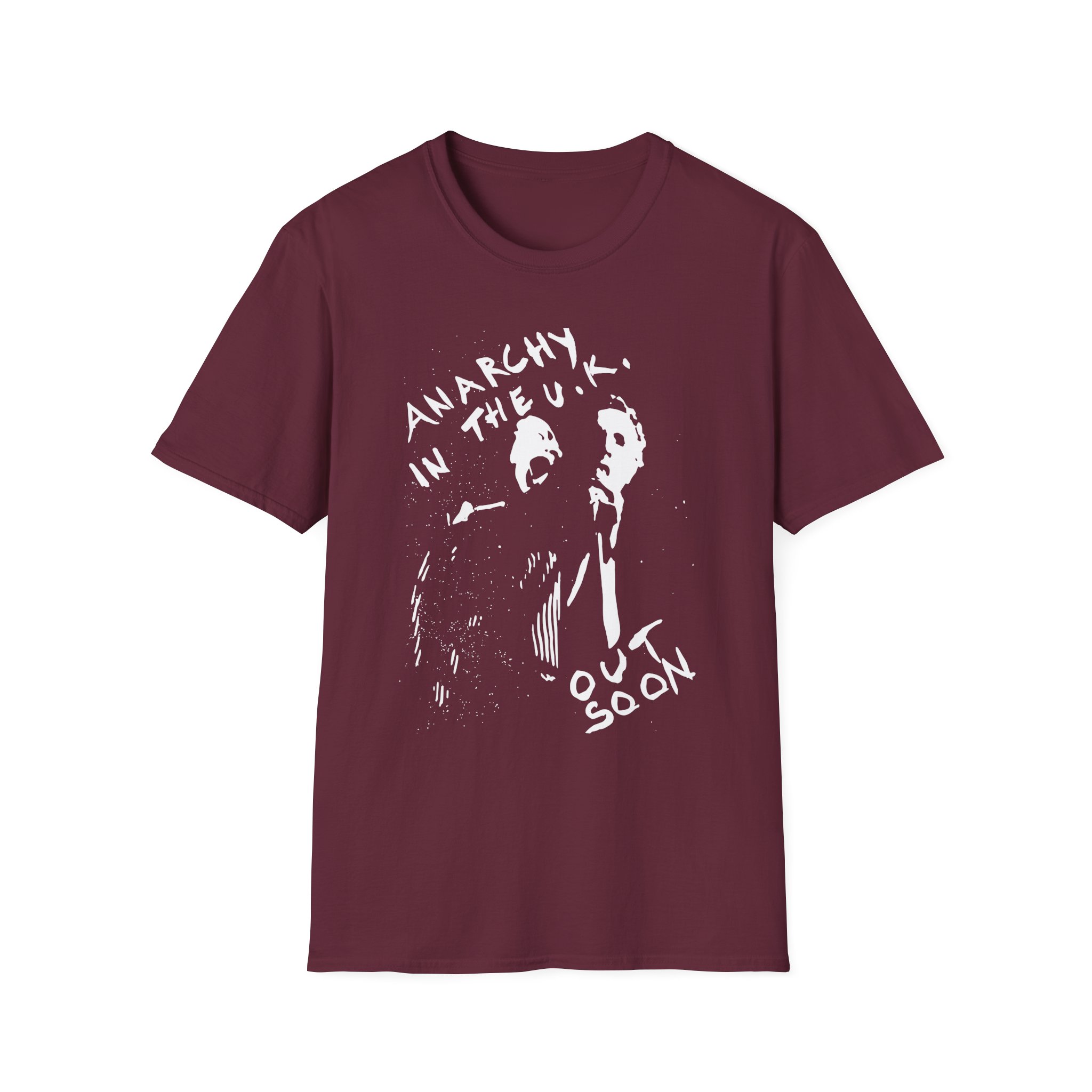 SP Anarchy in the Uk Out Soon Unisex Softstyle T-Shirt