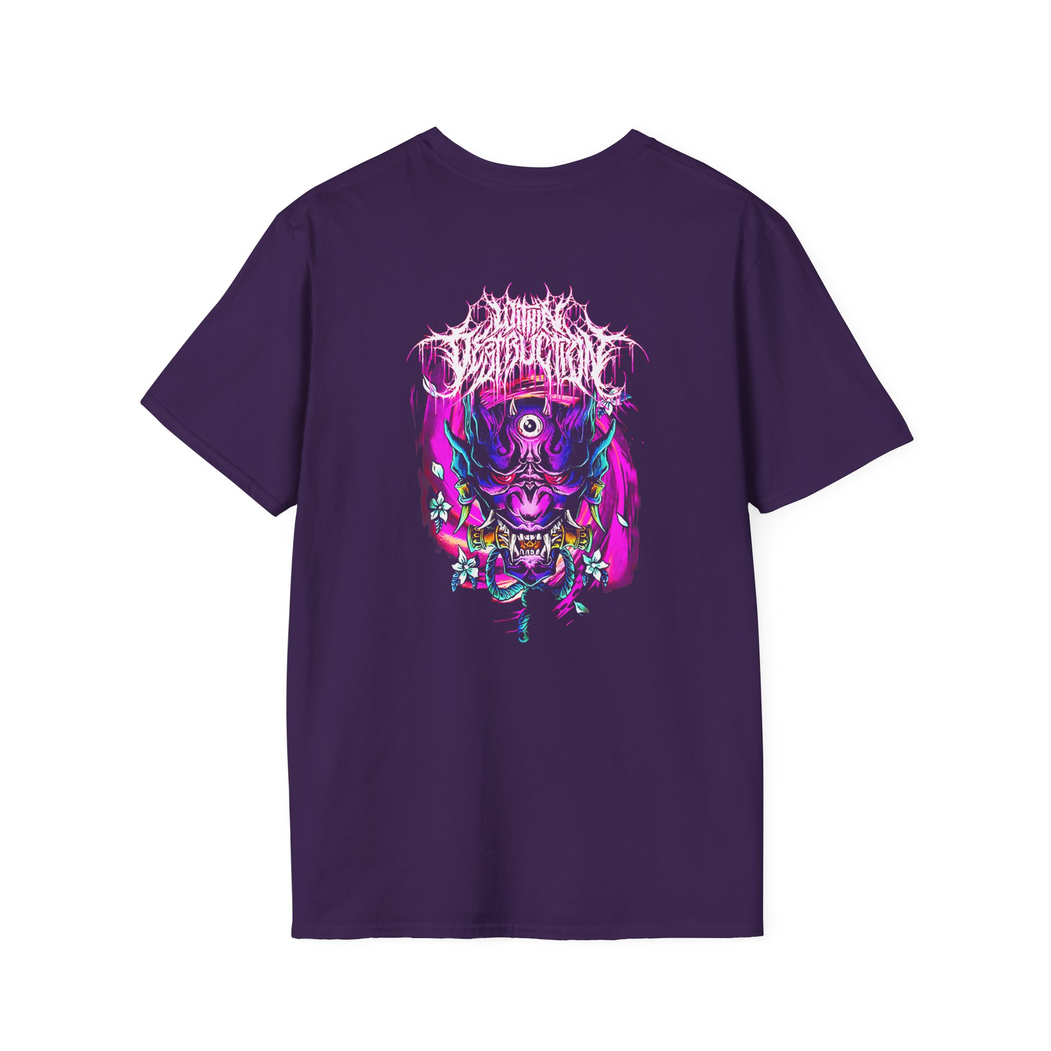 Within Destruction Demon Mask Unisex Softstyle T-Shirt