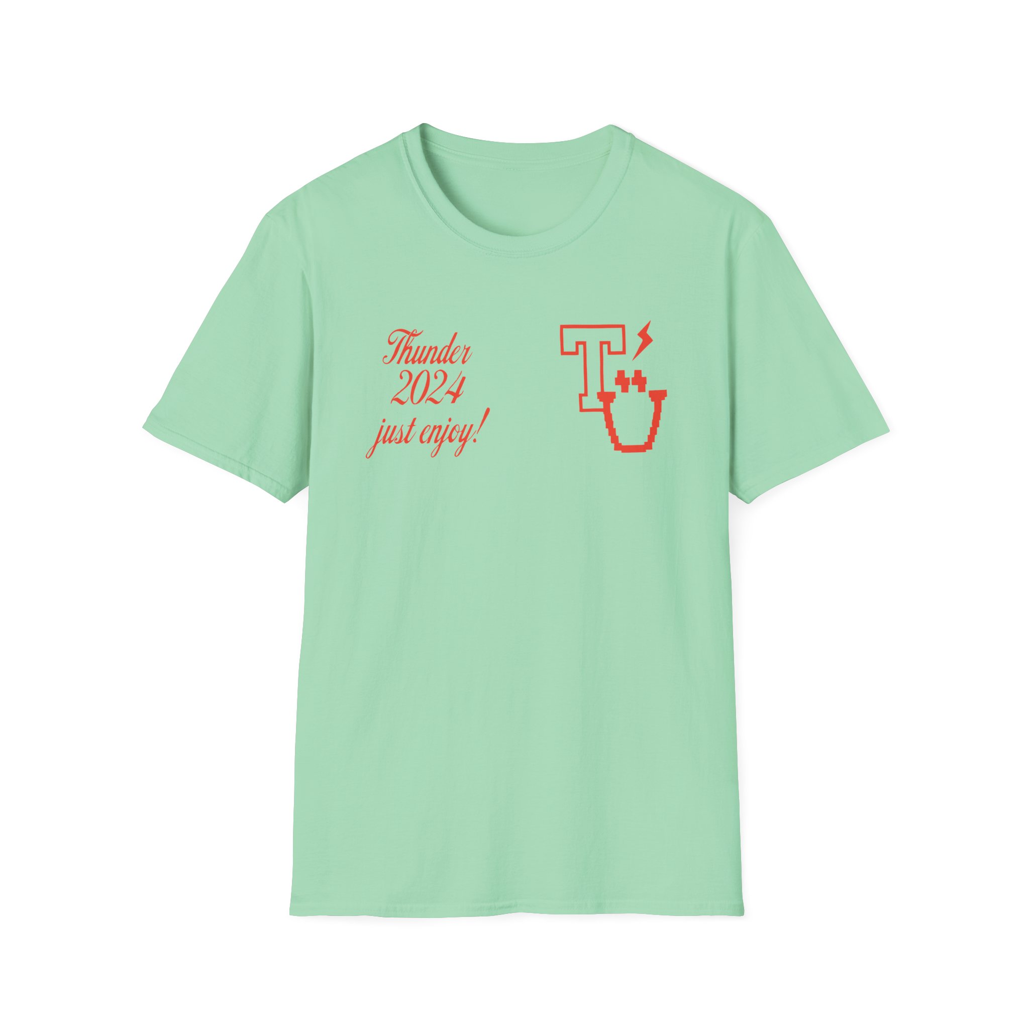 Ateez Thunder Pigment Unisex Softstyle T-Shirt