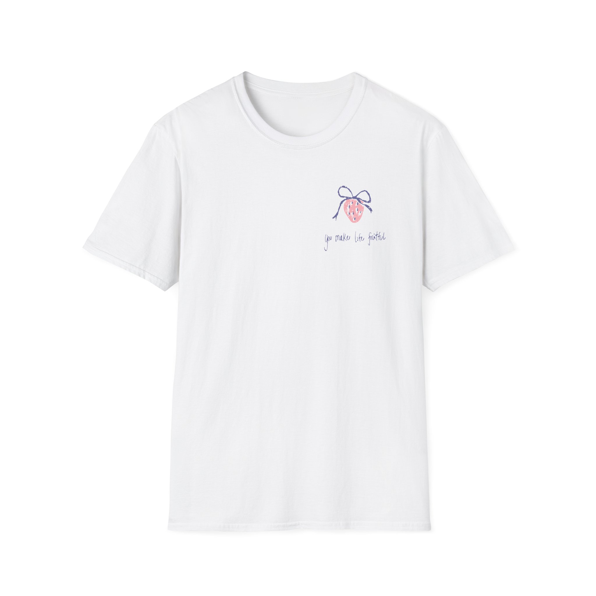 Evelyn Ha Peach Perfect unisex softstyle t-shirt