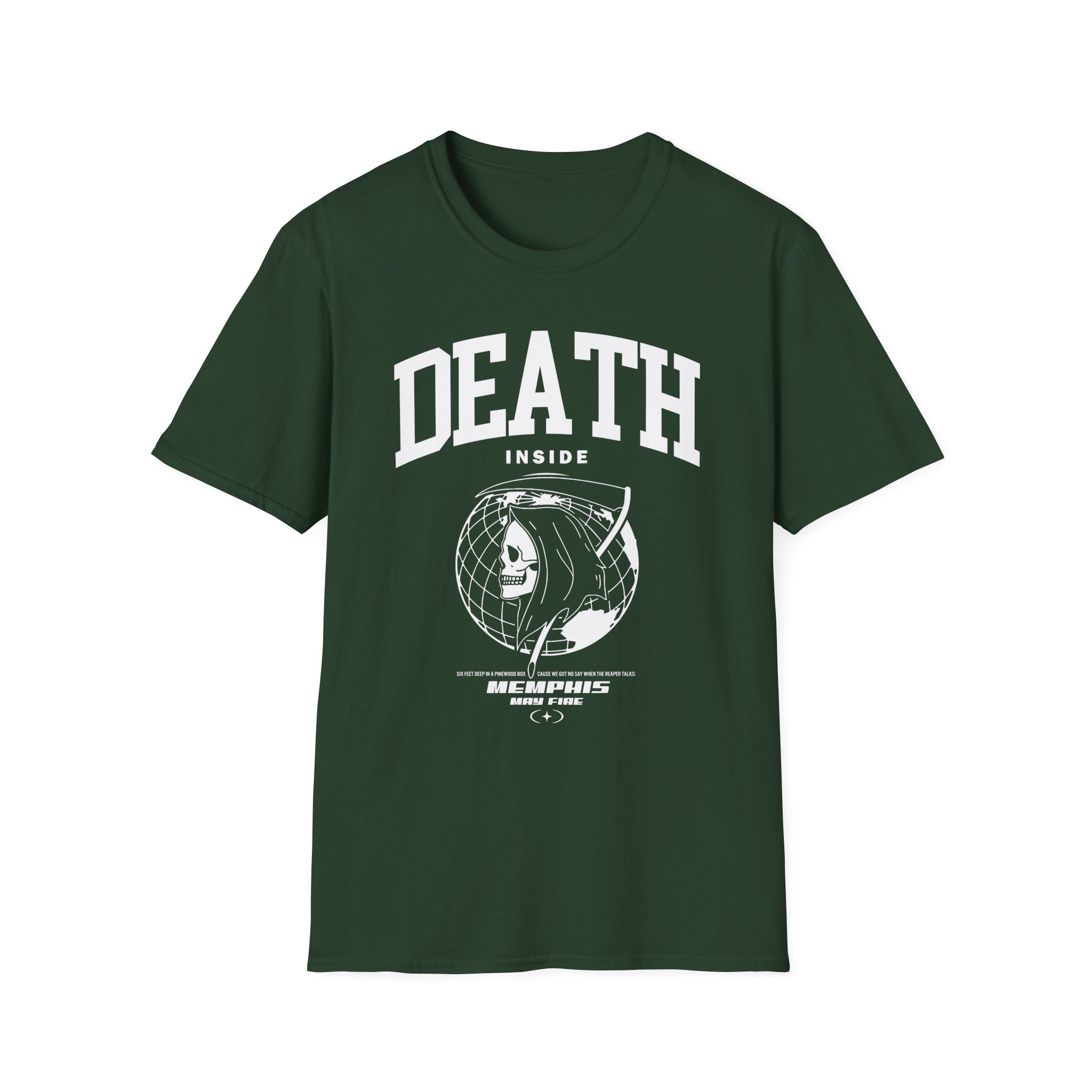 Memphis May Fire Death Inside Spider Unisex Softstyle T-Shirt