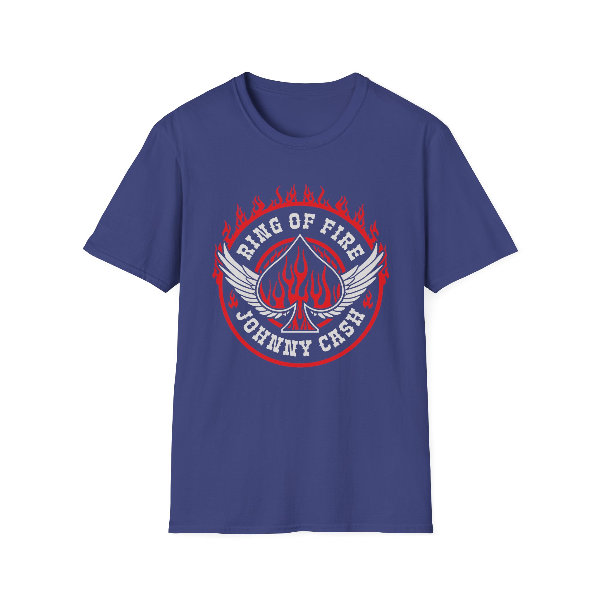 Johnny Cash Ring of Fire Unisex Softstyle T-Shirt