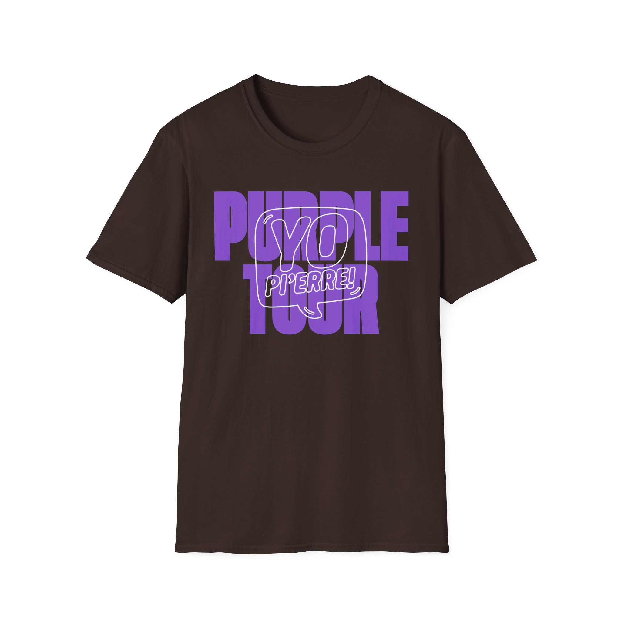 P B Purple Tour Unisex Softstyle T-Shirt
