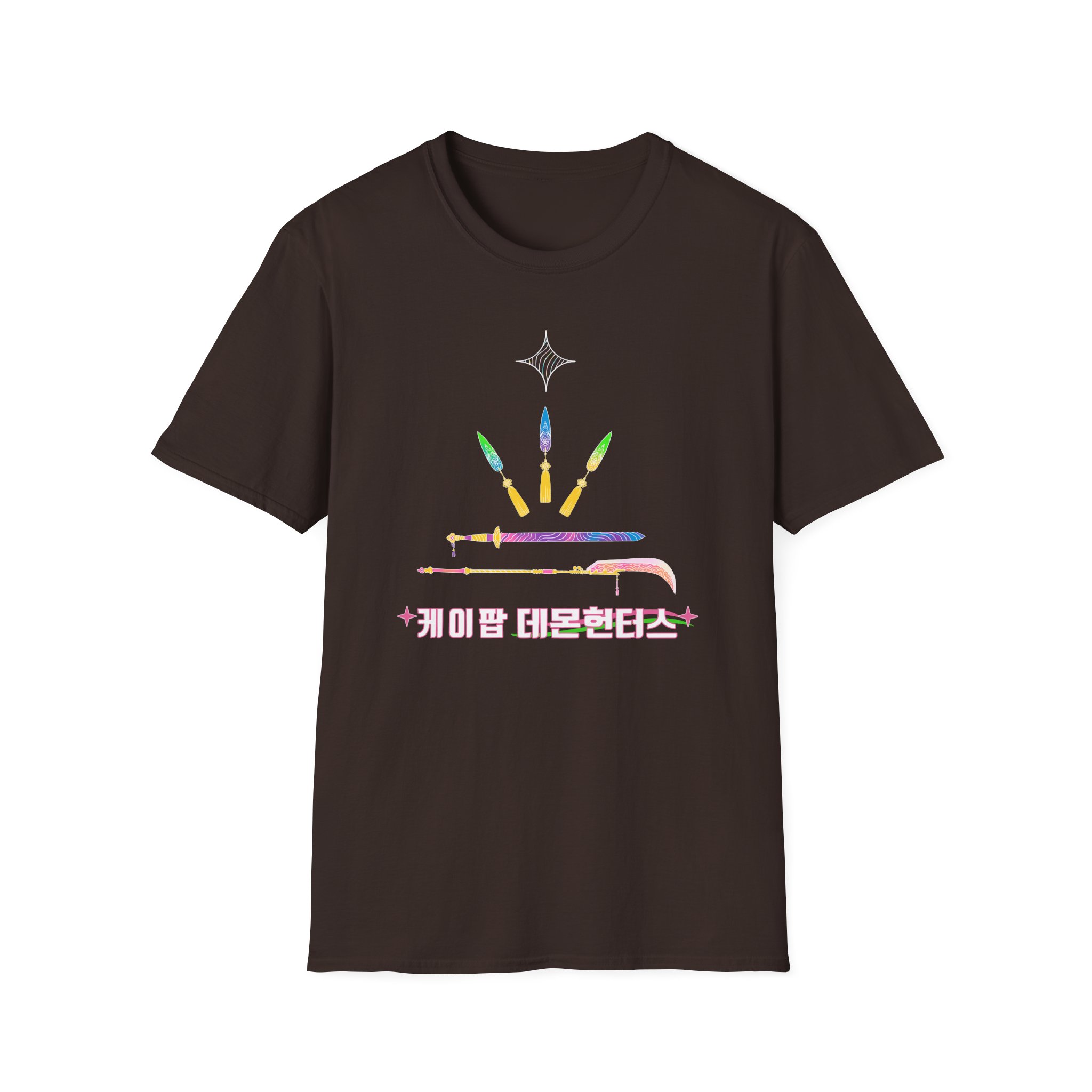 Kpop Demon Hunters Weapons Unisex Softstyle T-Shirt
