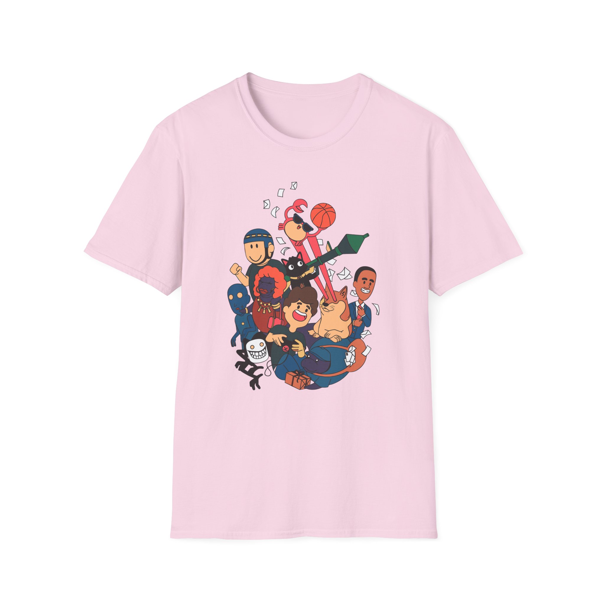 Denisdaily Unisex Softstyle T-Shirt