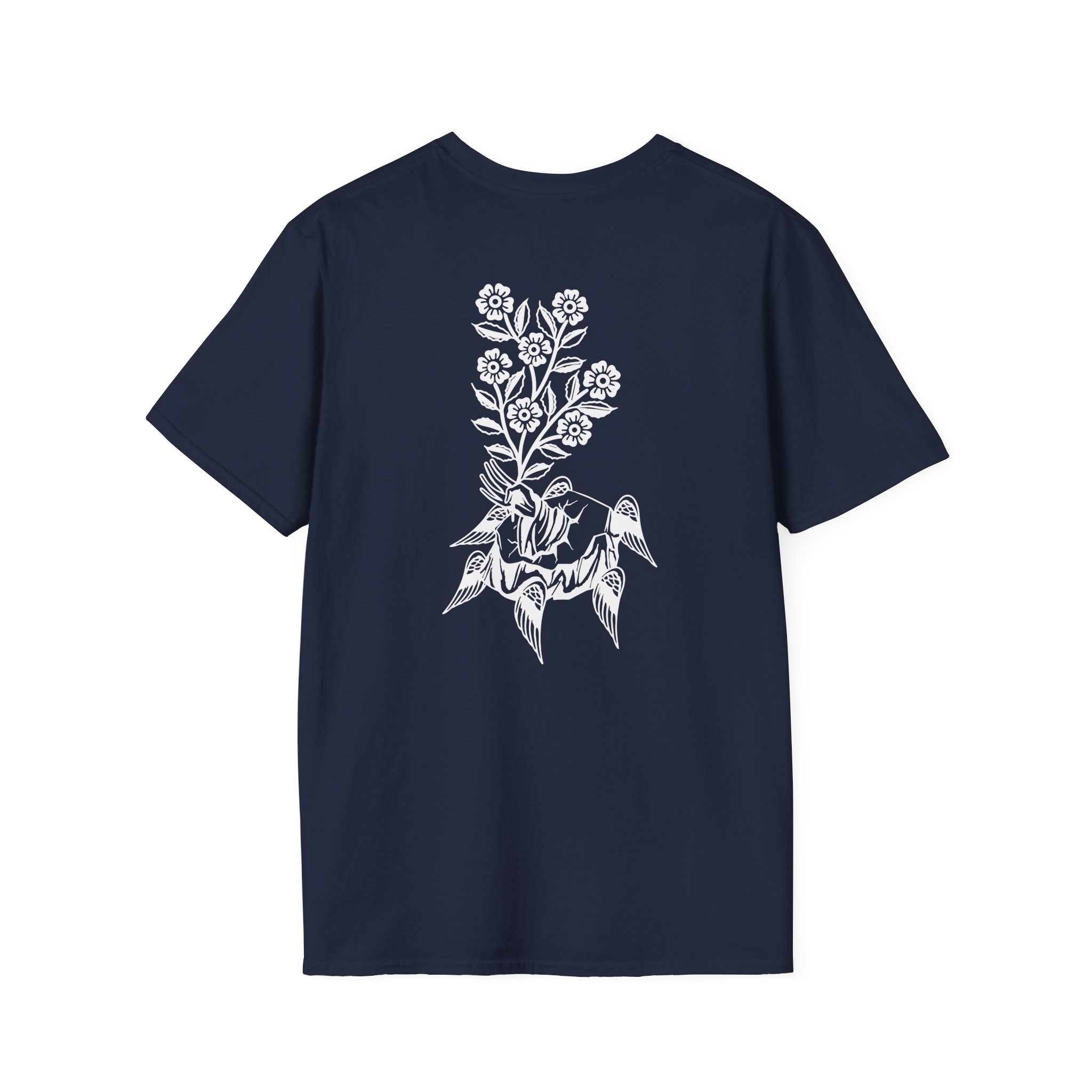Fireworks Flowers Unisex Softstyle T-Shirt