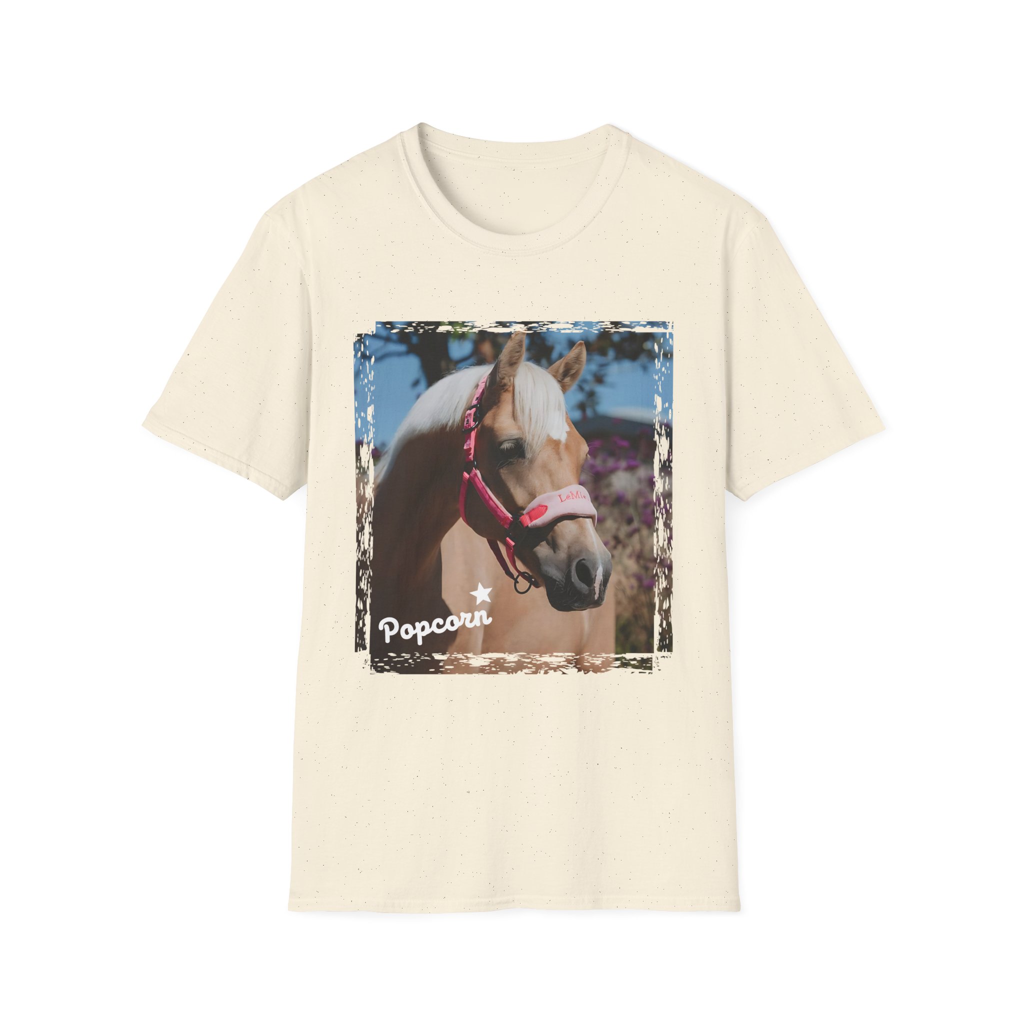 Harlow and Popcorn Unisex Softstyle T-Shirt