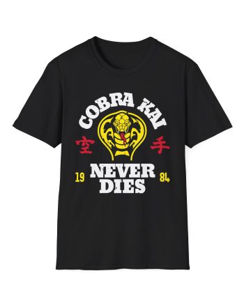 Cobra Kai Never Dies Unisex Softstyle T-Shirt
