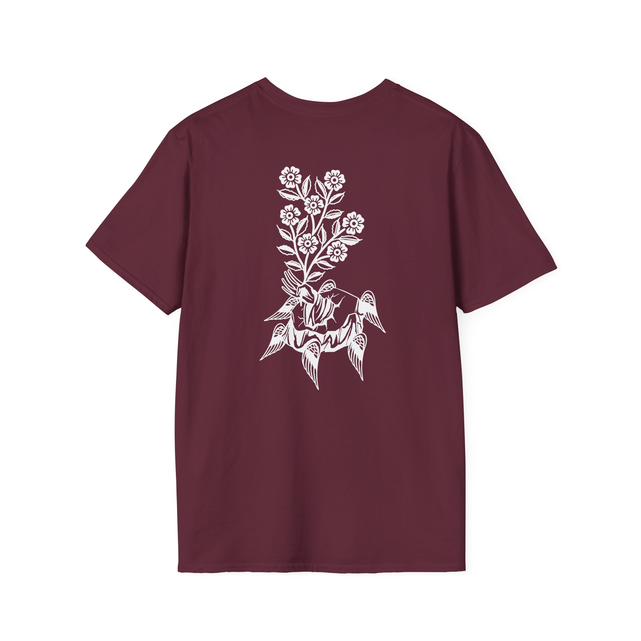 Fireworks Flowers Unisex Softstyle T-Shirt