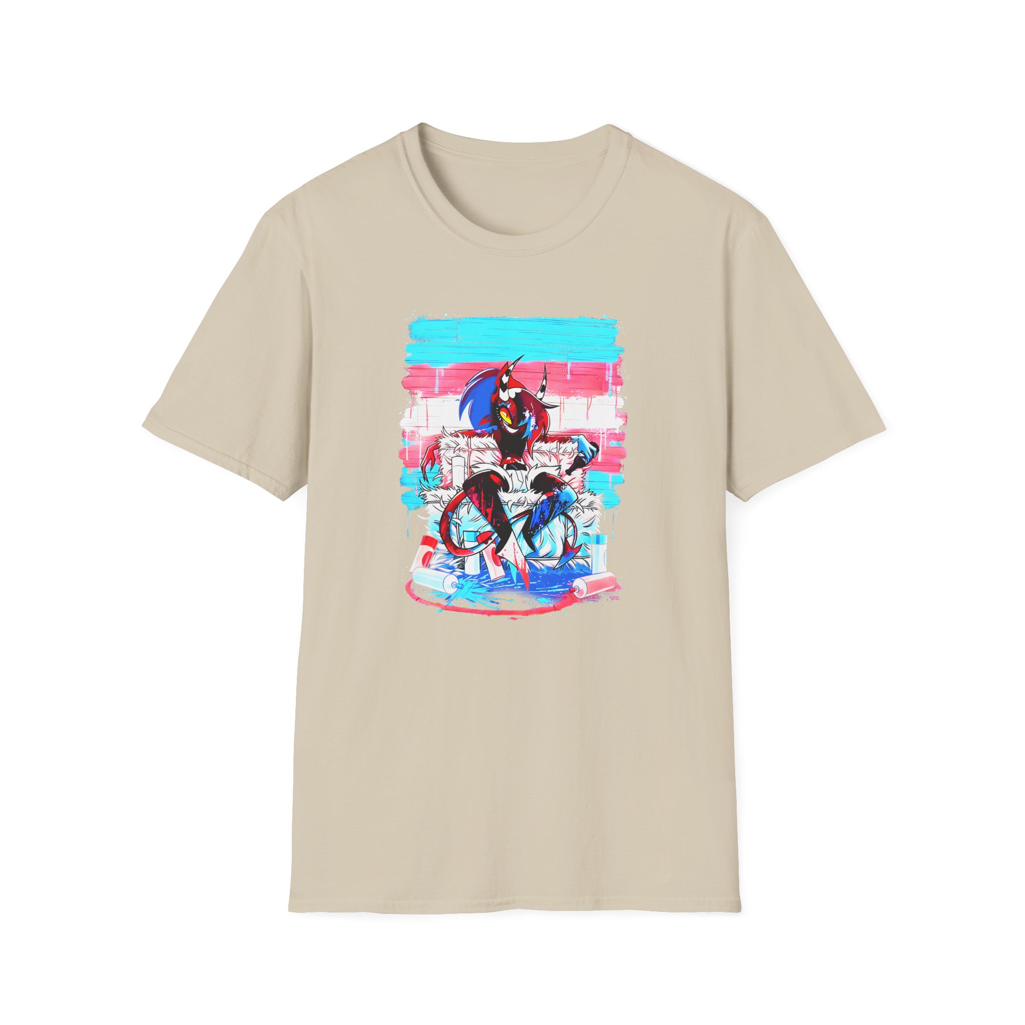 Helluva Boss Sallie May Micro Ribbed Unisex Softstyle T-Shirt