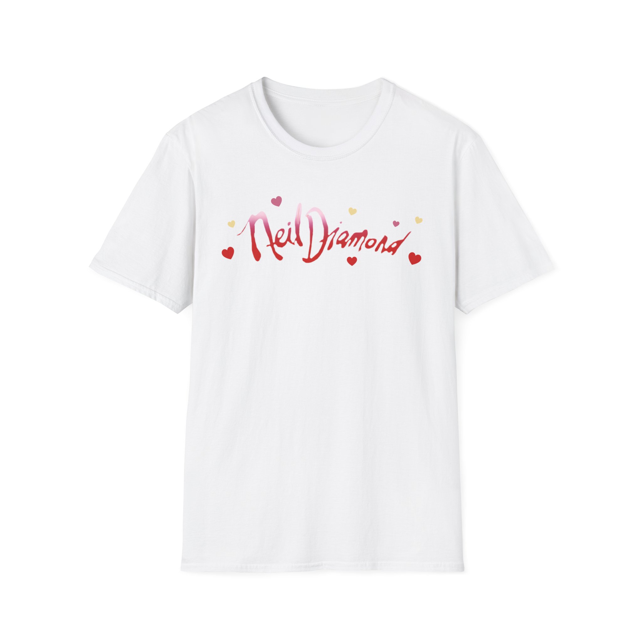 Neil Diamond Logo Heart Unisex Softstyle T-Shirt