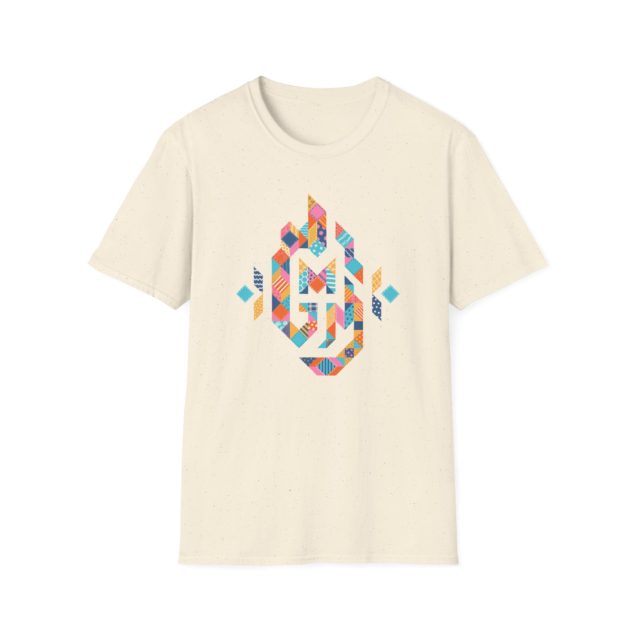 Good Mythical Morning Patchwork Logo unisex softstyle t-shirt