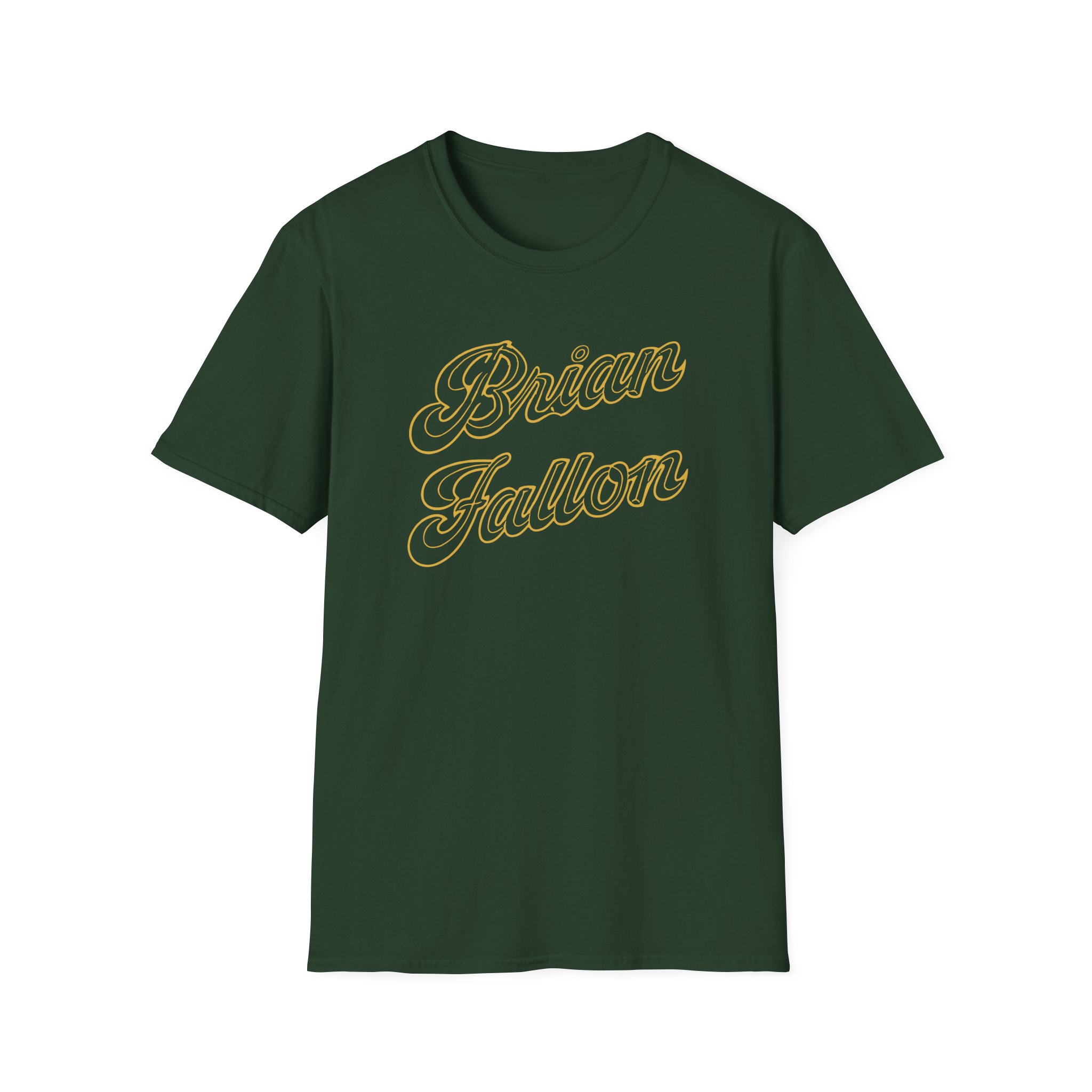 Brian Fallon Gold Text Unisex Softstyle T-Shirt