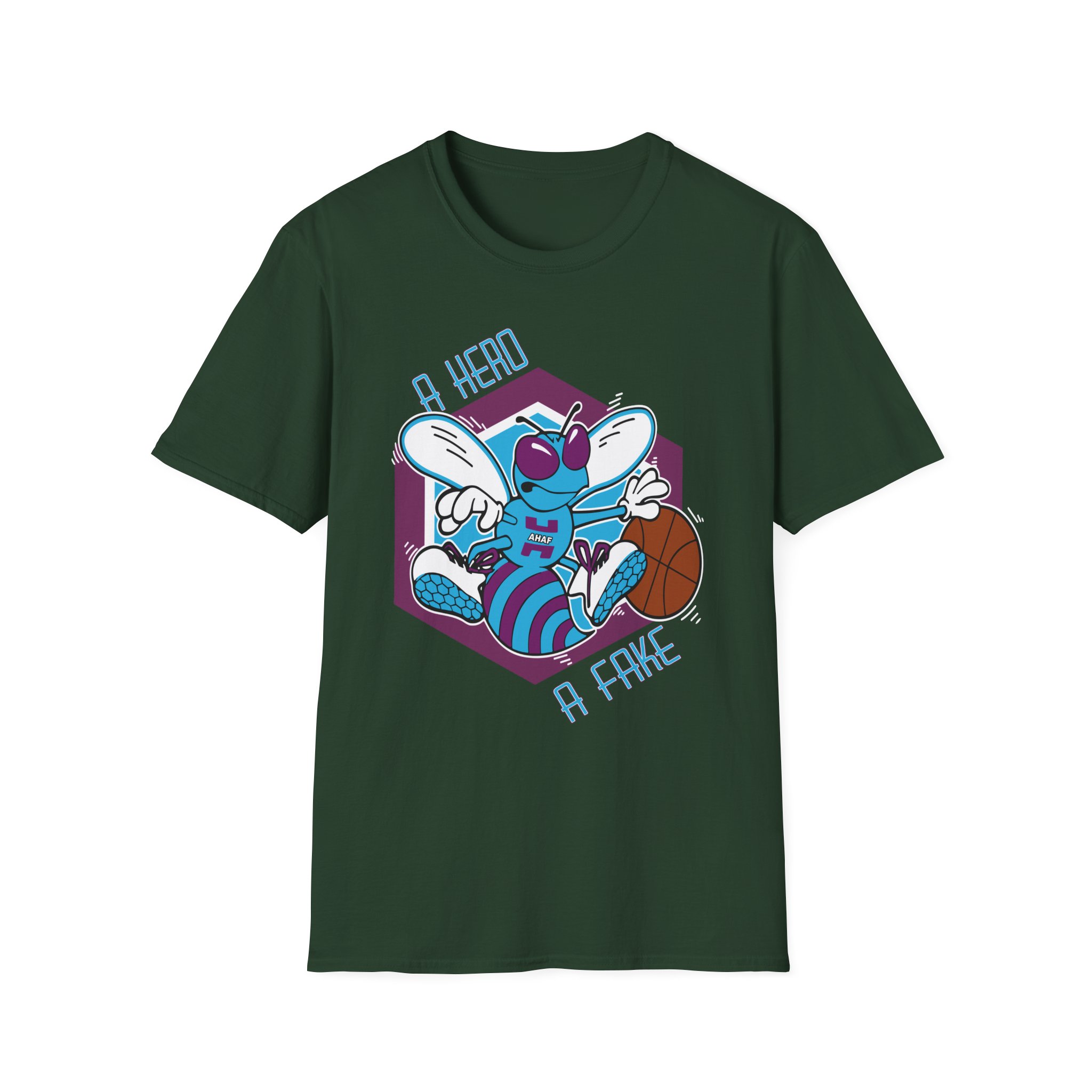 A Hero a Fake Unisex Softstyle T-Shirt
