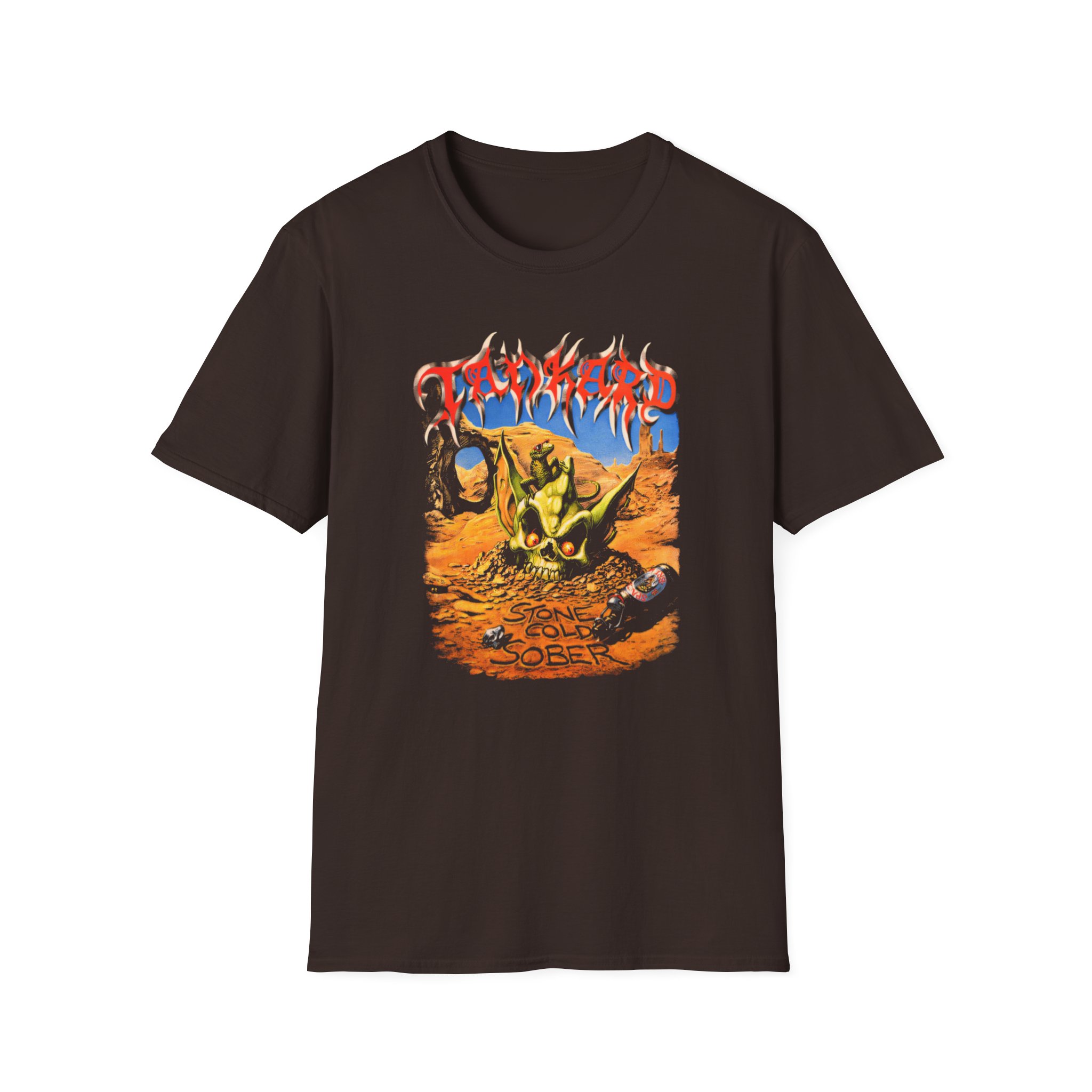 Tankard Stone Cold Sober Unisex Softstyle T-Shirt
