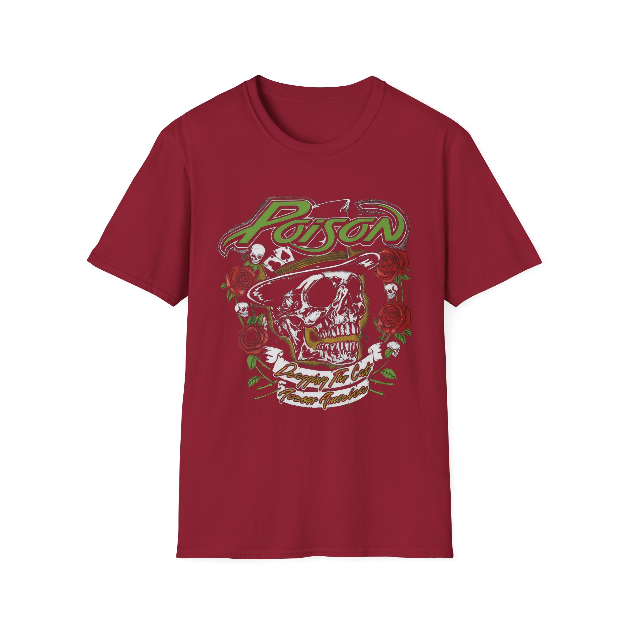 Poison Dragging the Cat Unisex Softstyle T-Shirt