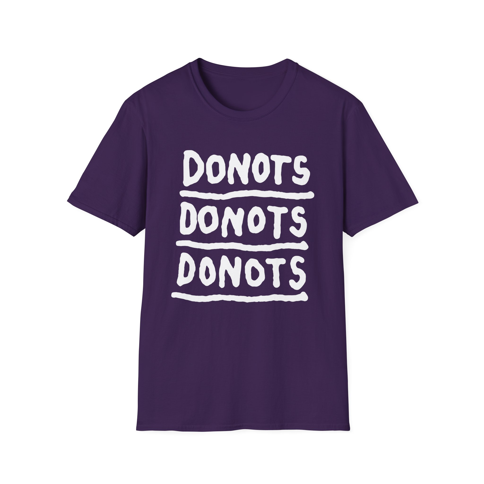 Donots Triple Logo Unisex Softstyle T-Shirt
