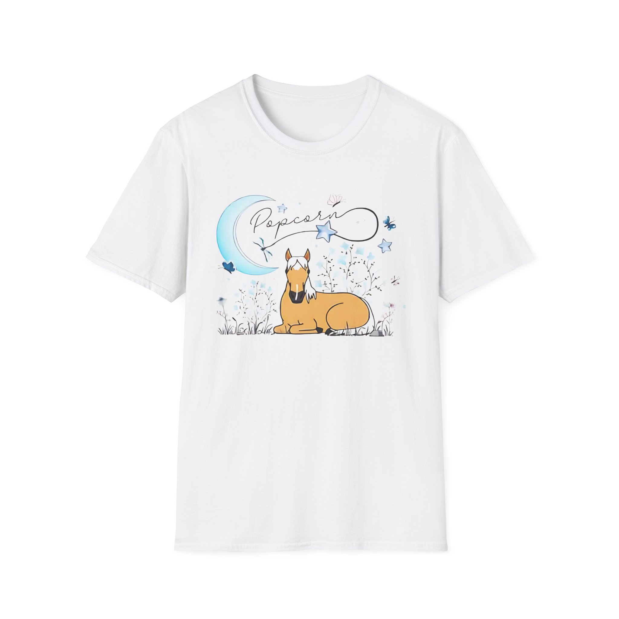 Harlow and Popcorn Unisex Softstyle T-Shirt