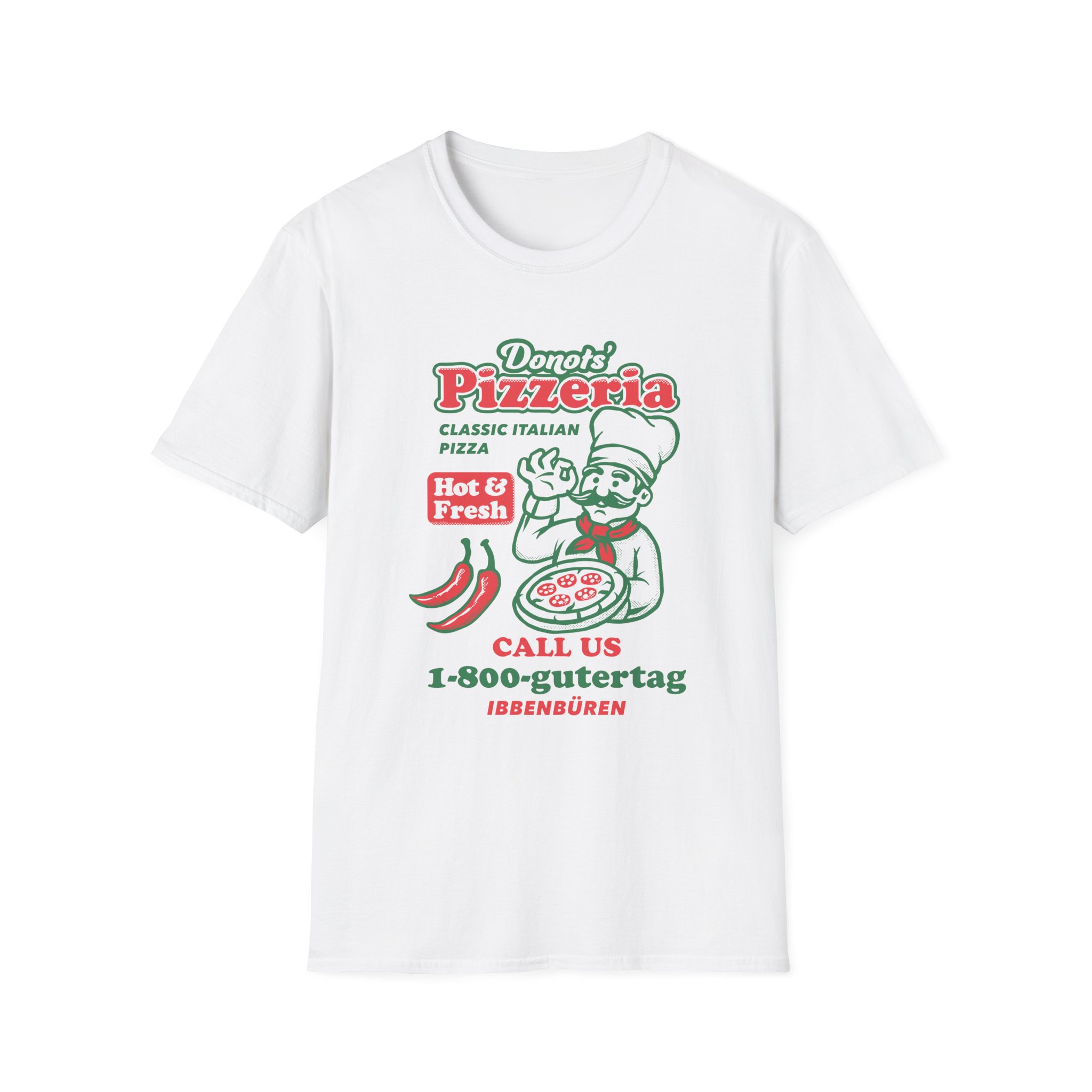 Donots Pizzeria Unisex Softstyle T-Shirt