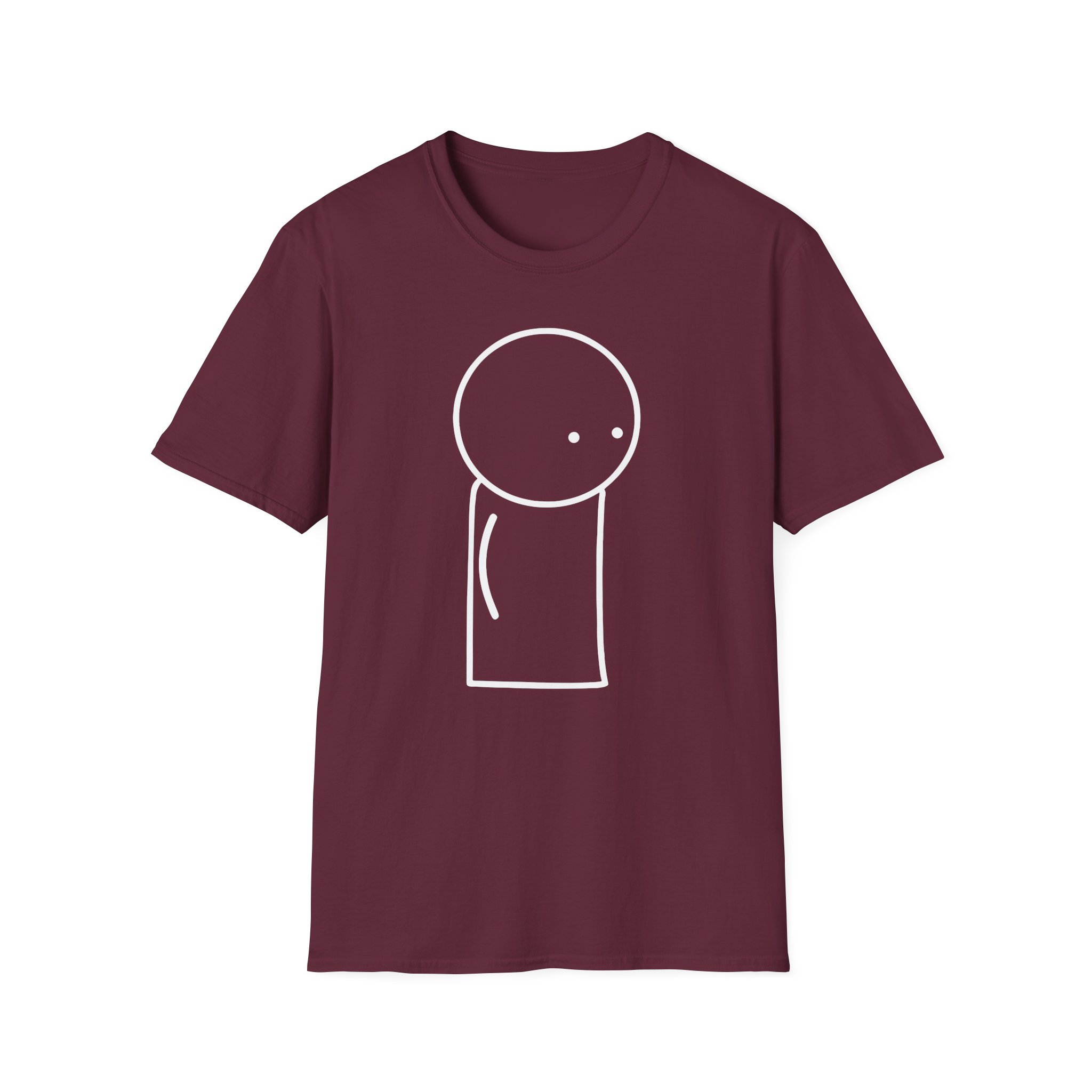 Oversimplified Character Unisex Softstyle T-Shirt