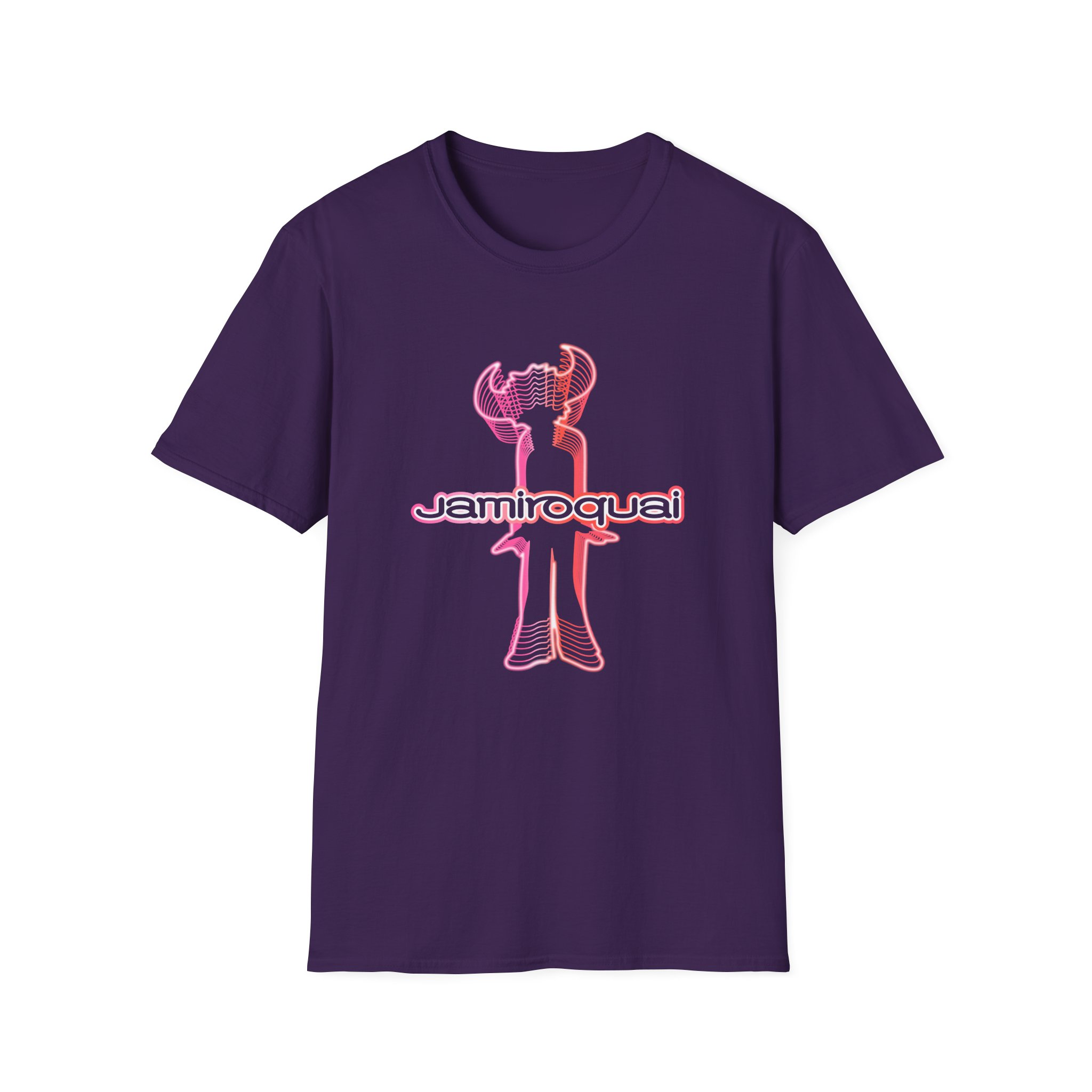 J Buffalo Man Neon Unisex Softstyle T-Shirt