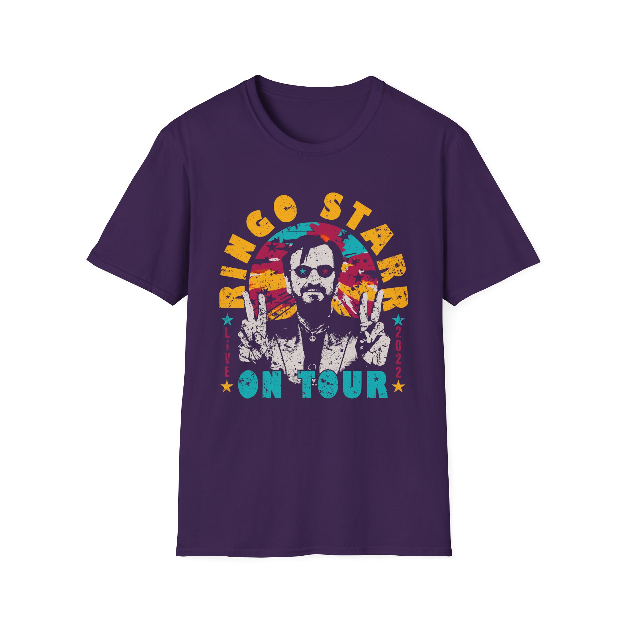 Ringo Starr Ringo on Tour Photo Unisex Softstyle T-Shirt