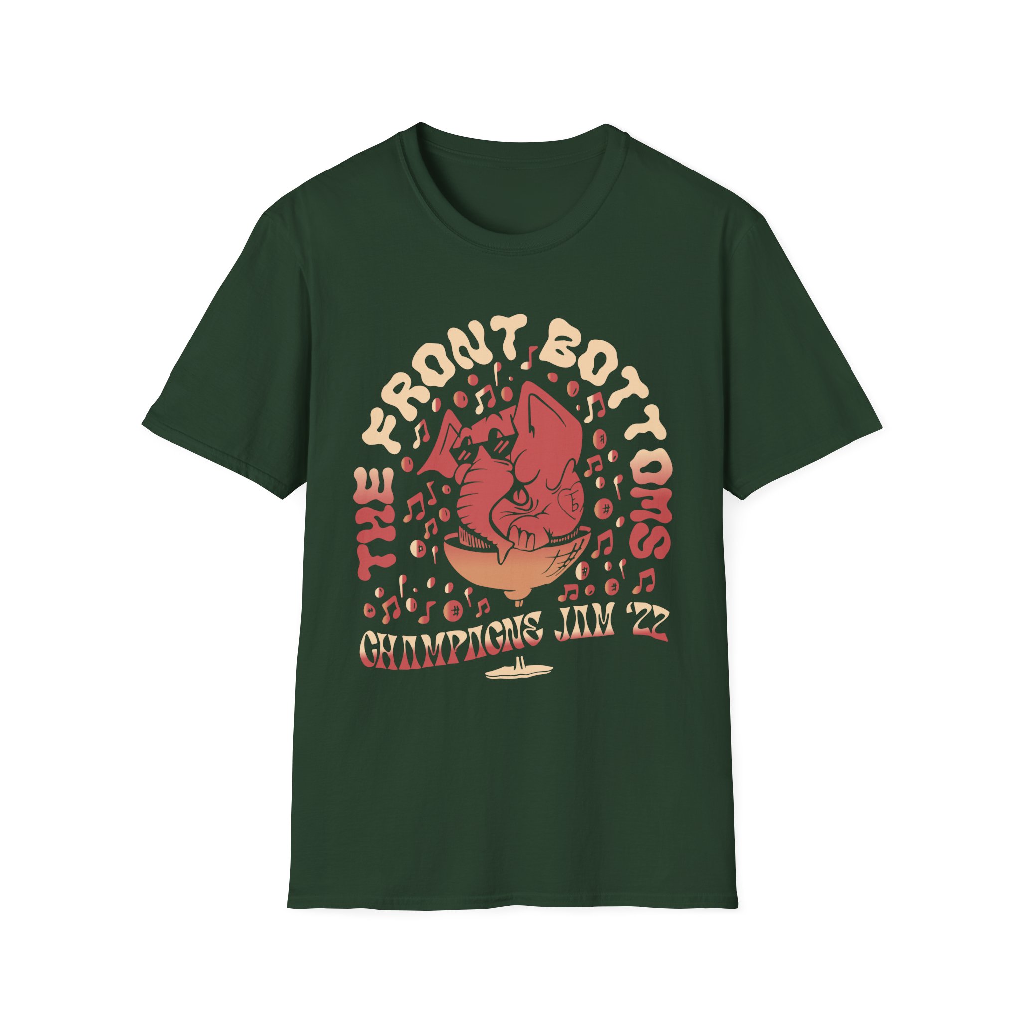 The Front Bottoms Champagne Jam 2022 Unisex Softstyle T-Shirt