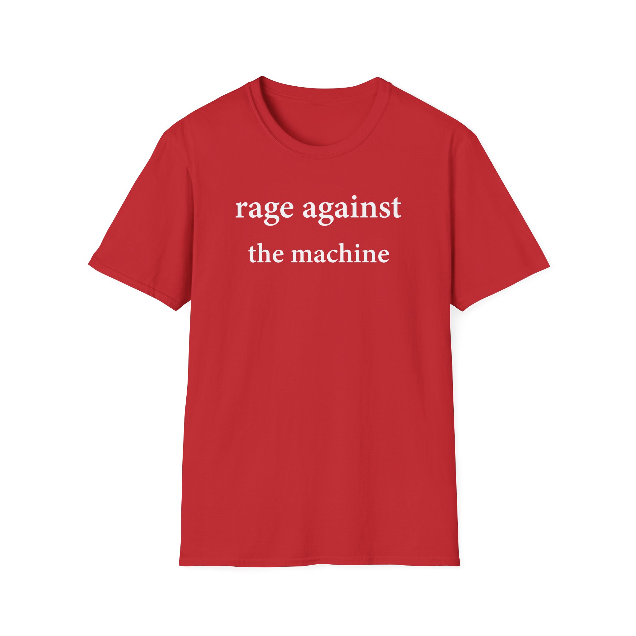 Rage Against the Machine Typewriter Molotov Unisex Softstyle T-Shirt