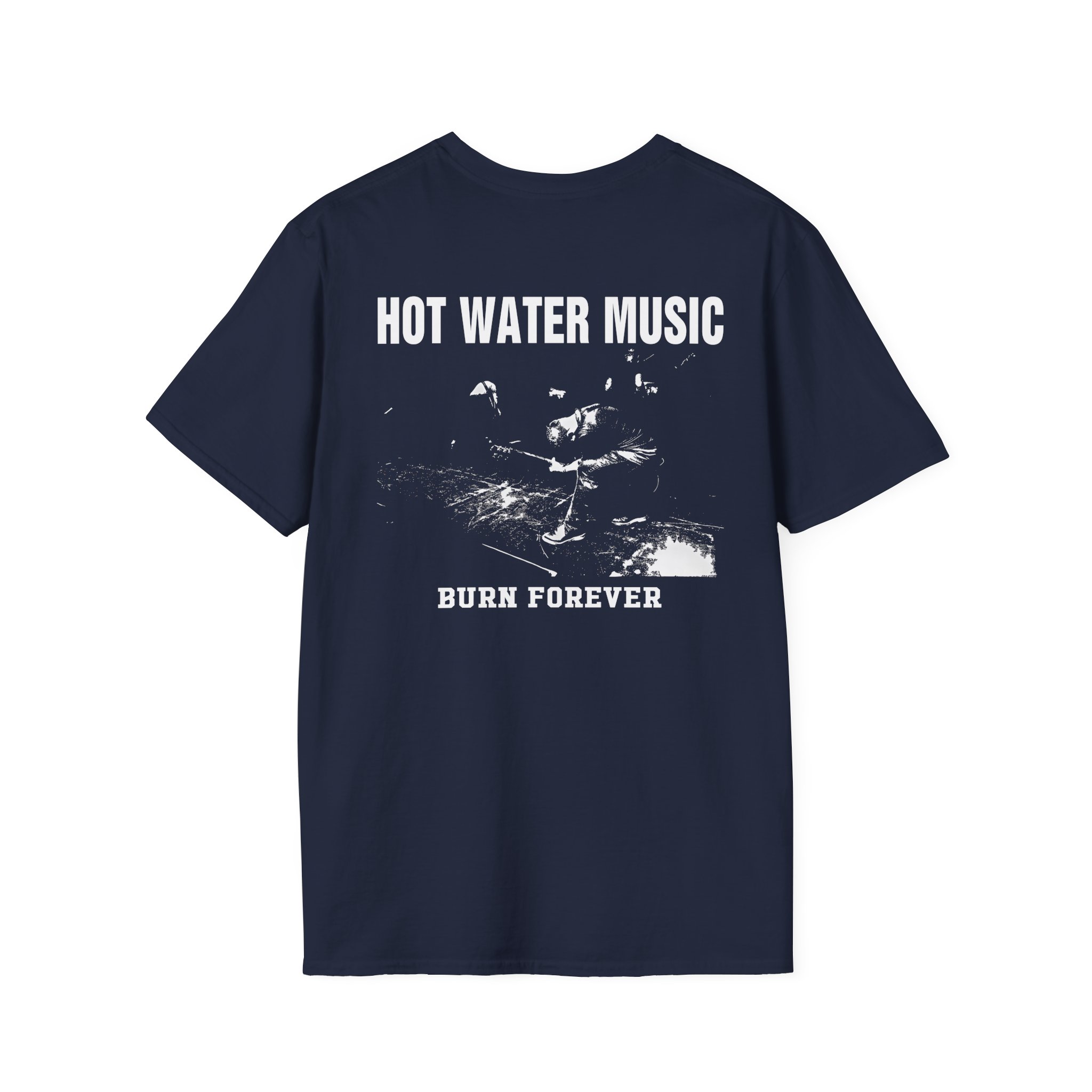 Hot Water Music Burn Forever Unisex Softstyle T-Shirt