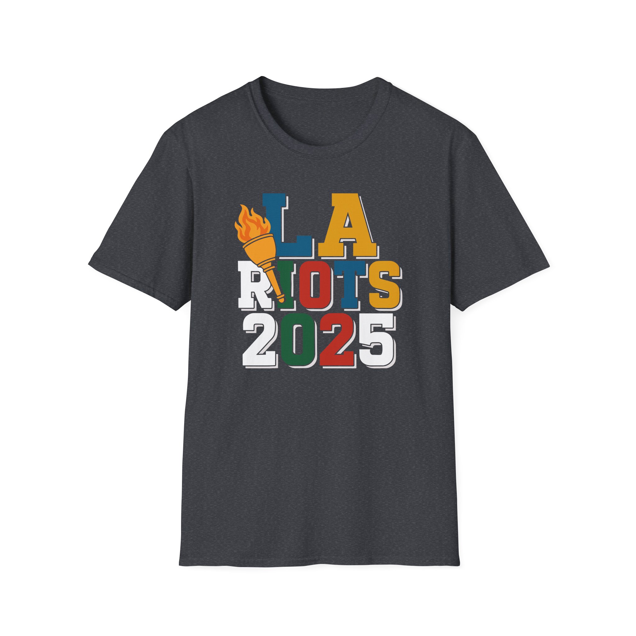 Larry Elder La Riots 2025 unisex softstyle t-shirt