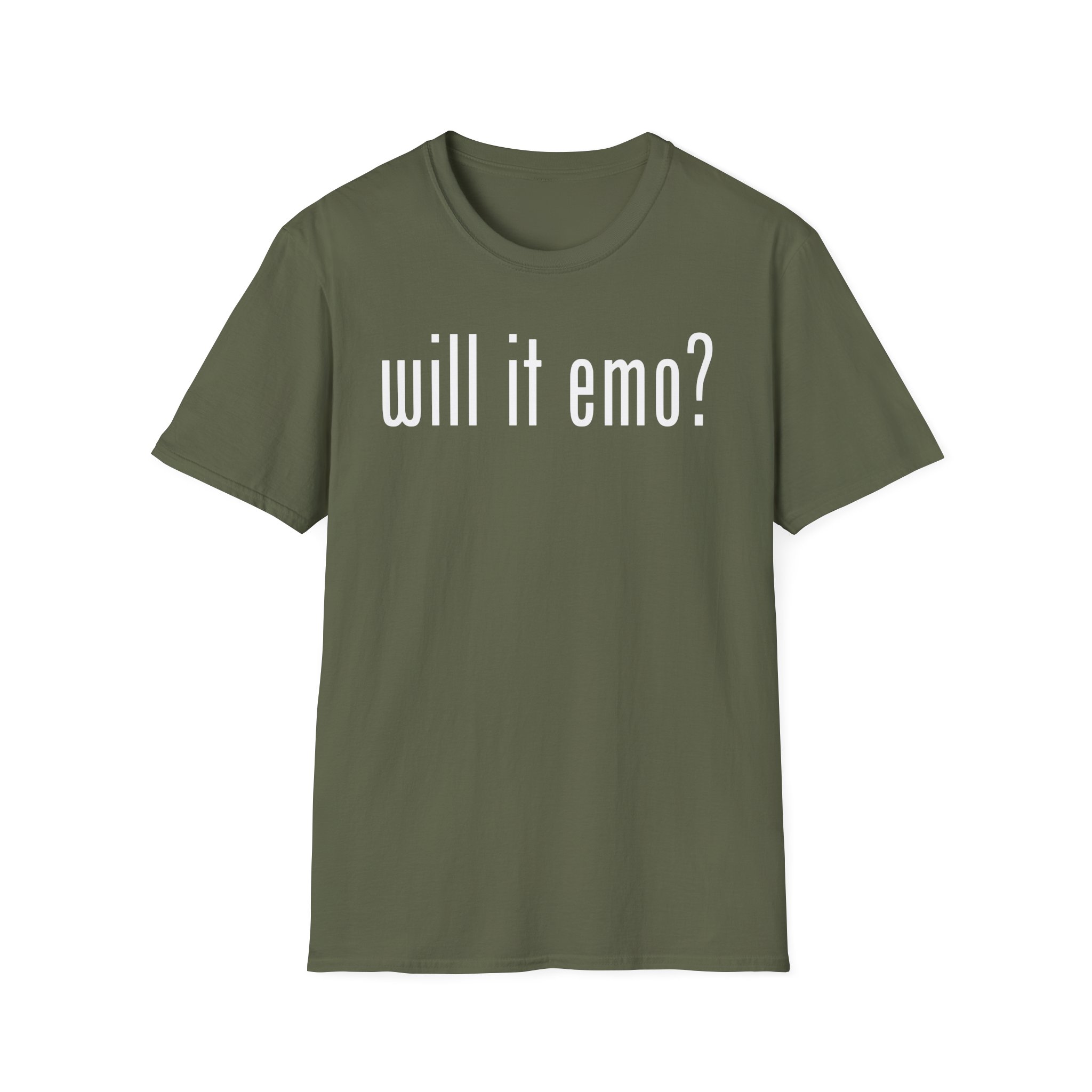 Nothing Nowhere Will It Emo Unisex Softstyle T-Shirt