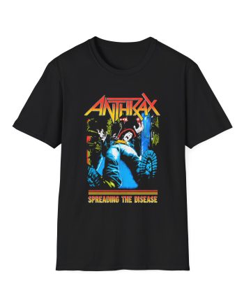 Anthrax Spreading The Disease unisex softstyle t-shirt