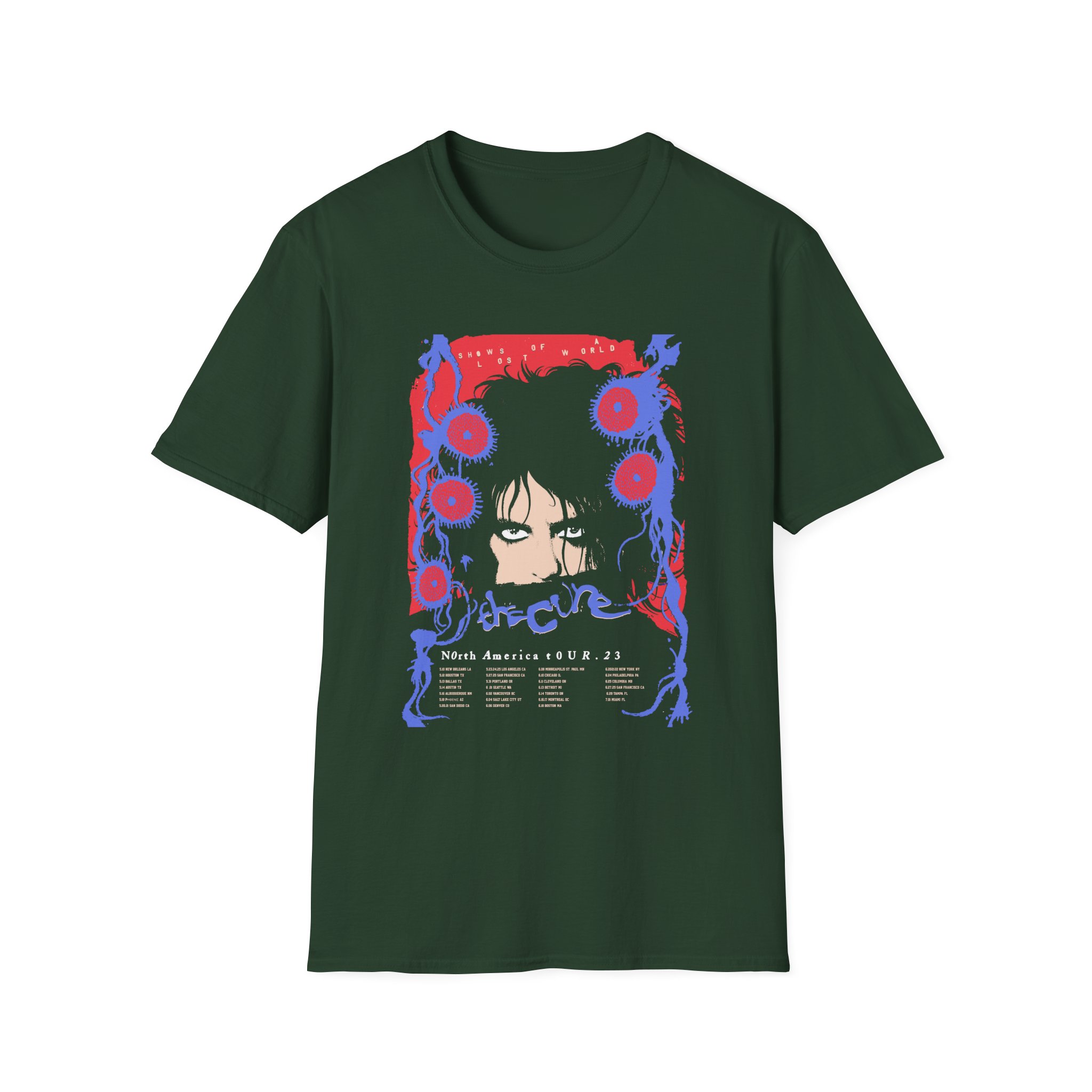 The Cure Shows Of A Lost World North America Tour Unisex Softstyle T-Shirt