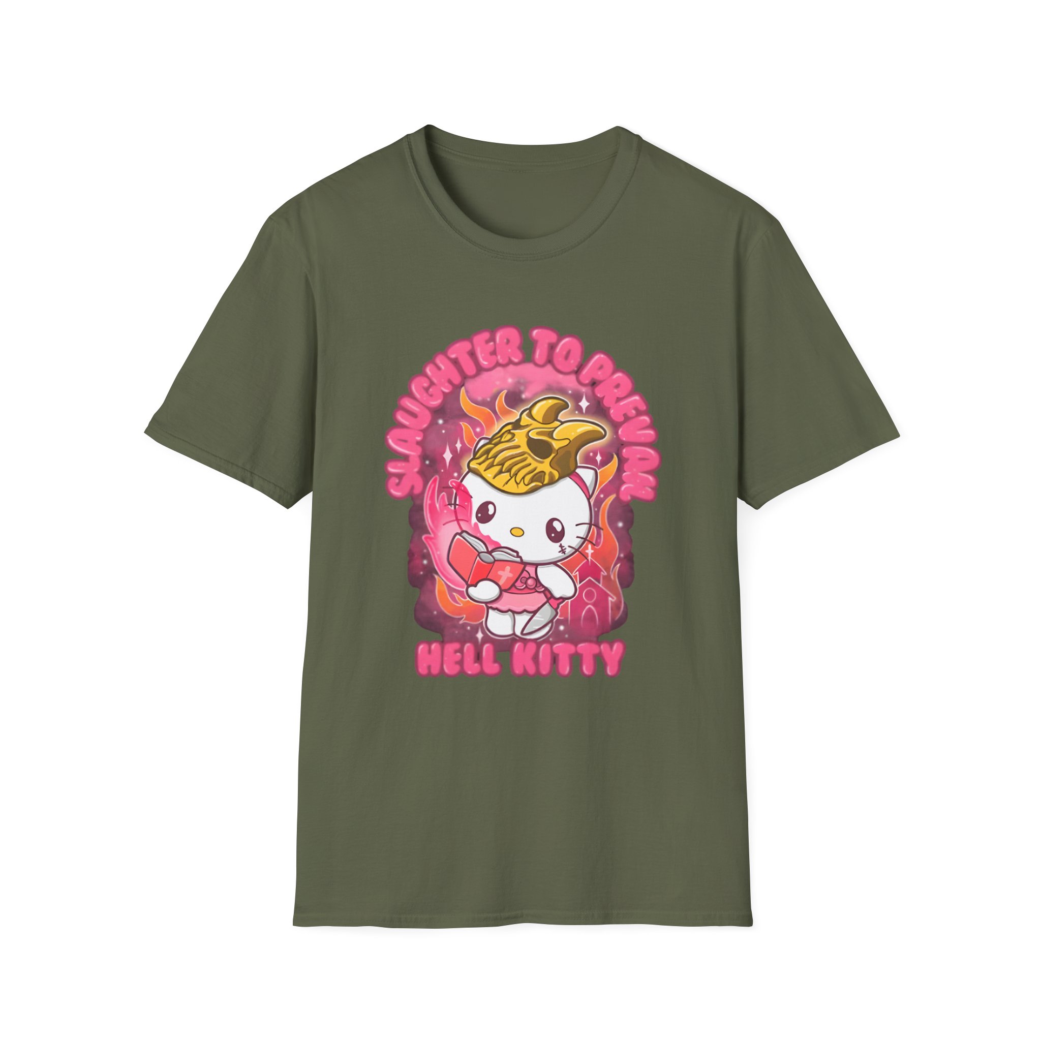 First Blood Slaughter to Prevail Hell Kitty Unisex Softstyle T-Shirt