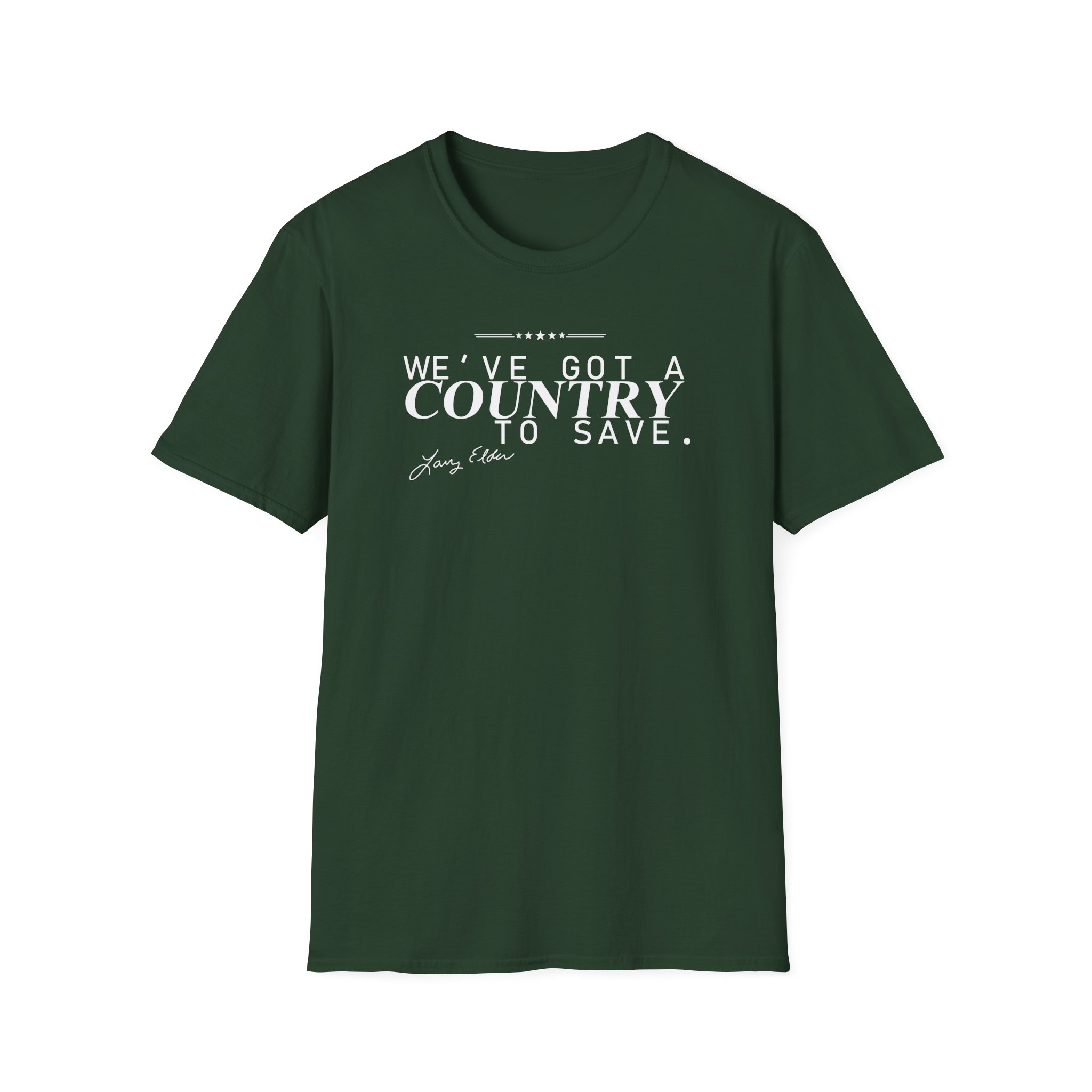 Larry Elder Our Country unisex softstyle t-shirt
