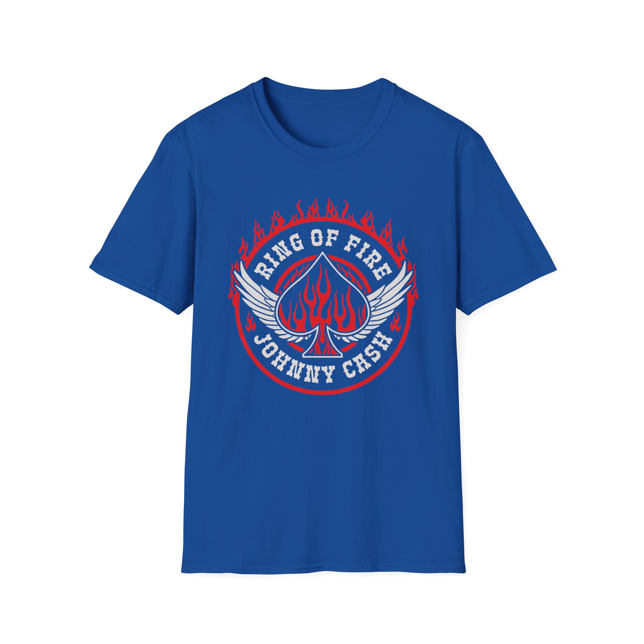 Johnny Cash Ring of Fire Unisex Softstyle T-Shirt