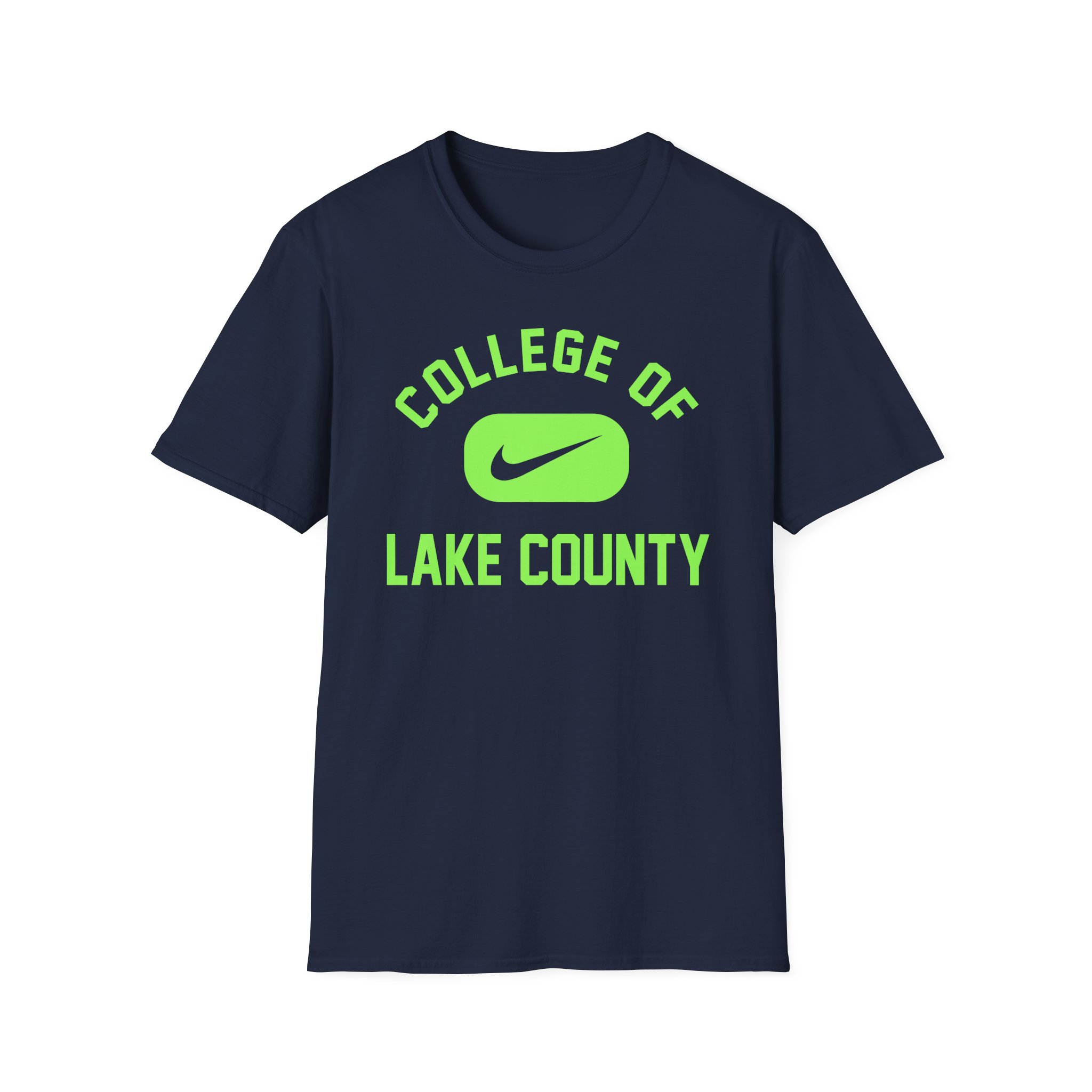 College Lake County Nike Lancers Unisex Softstyle T-Shirt